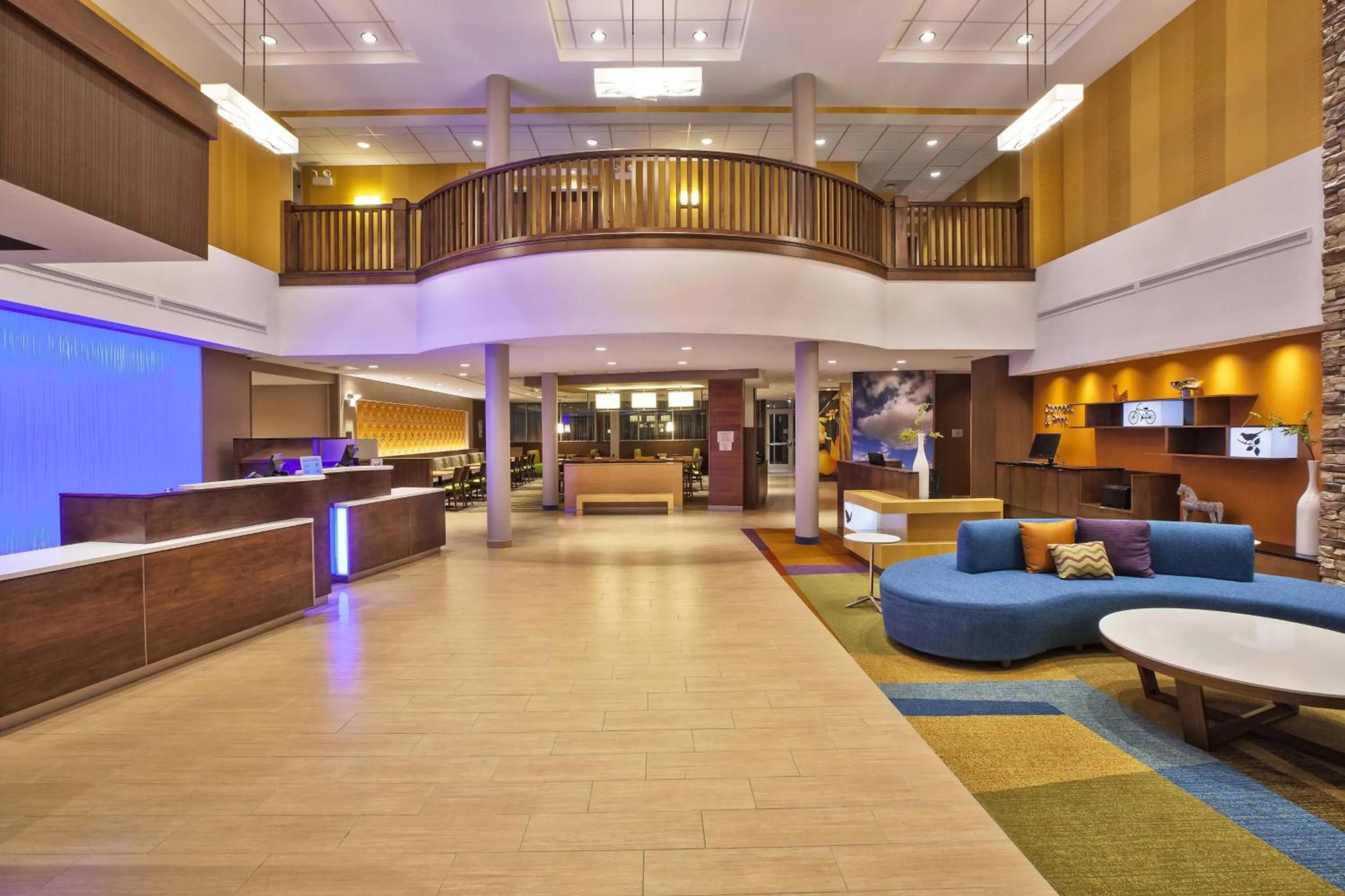 Lobby or reception in Fairfield Inn & Suites by Marriott Plattsburgh