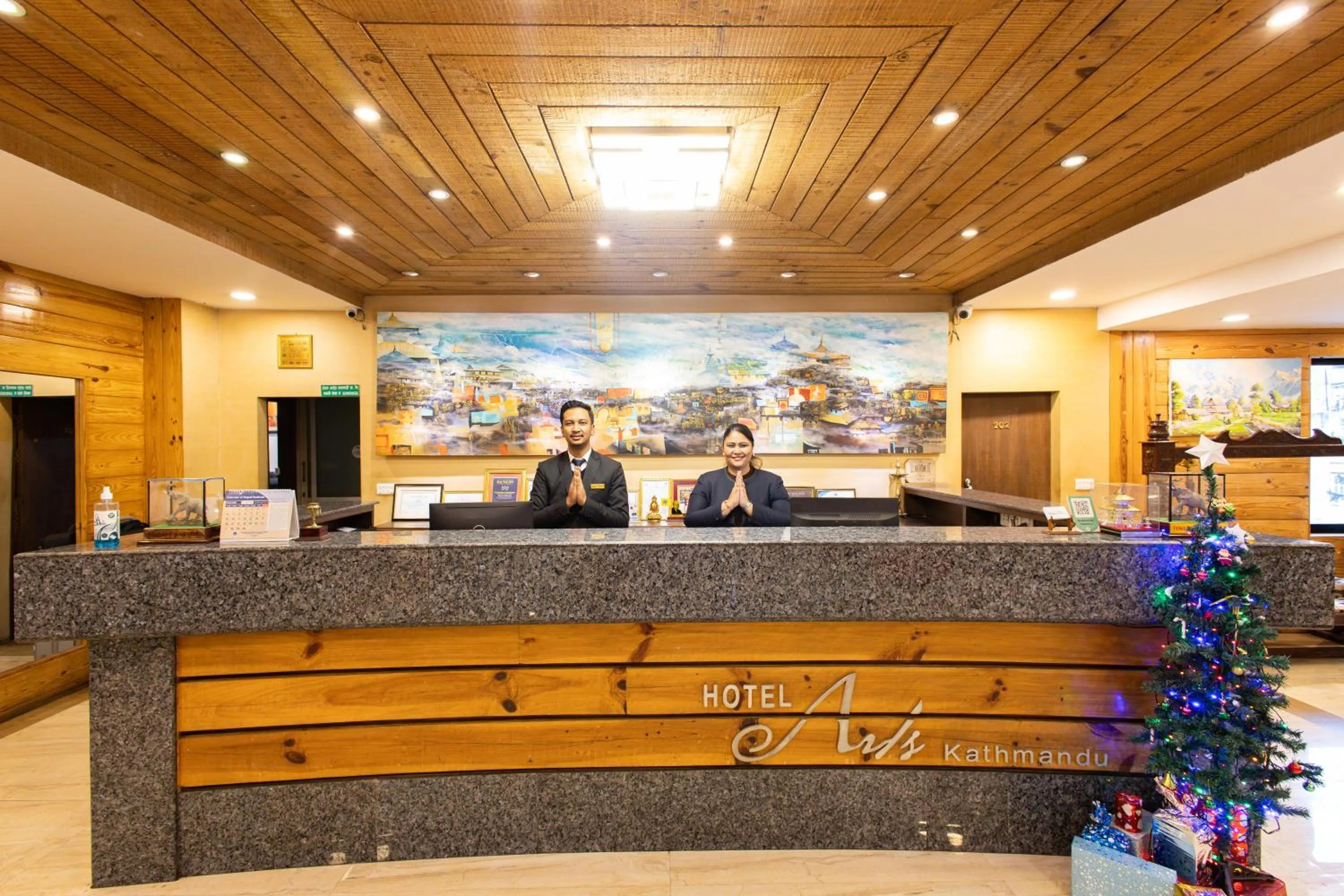 Lobby or reception in Hotel Arts Kathmandu