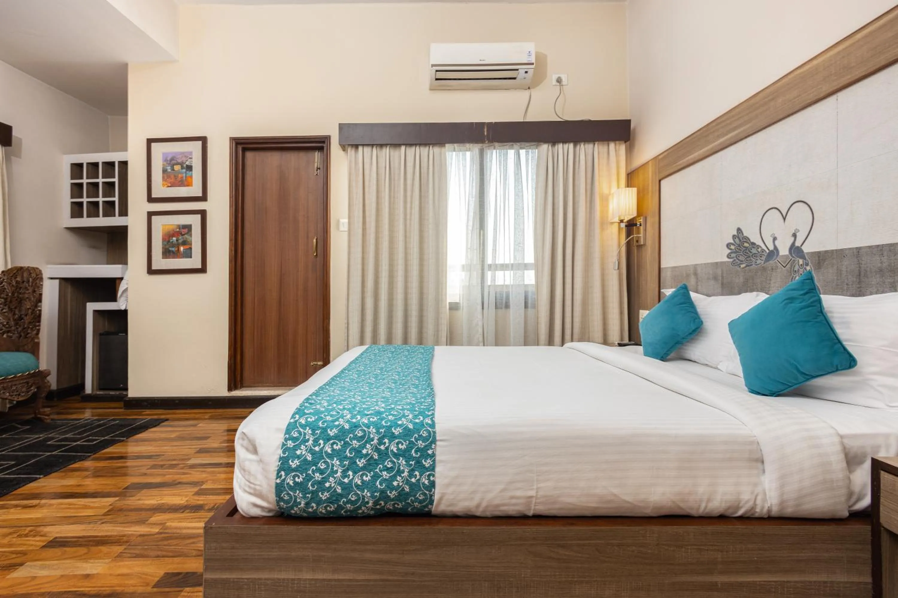 Bed in Hotel Arts Kathmandu