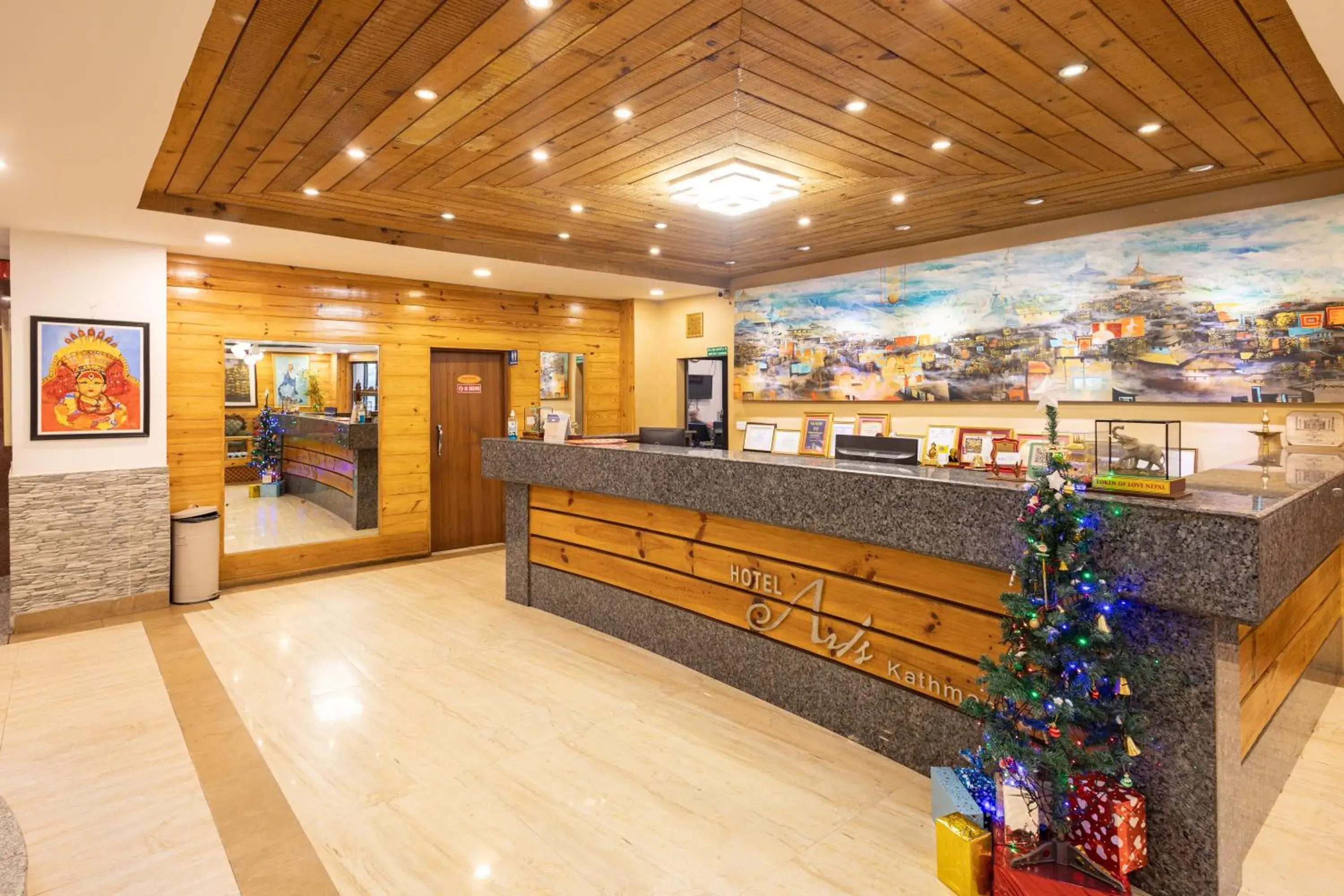 Lobby or reception in Hotel Arts Kathmandu Lobby or reception in Hotel Arts Kathmandu