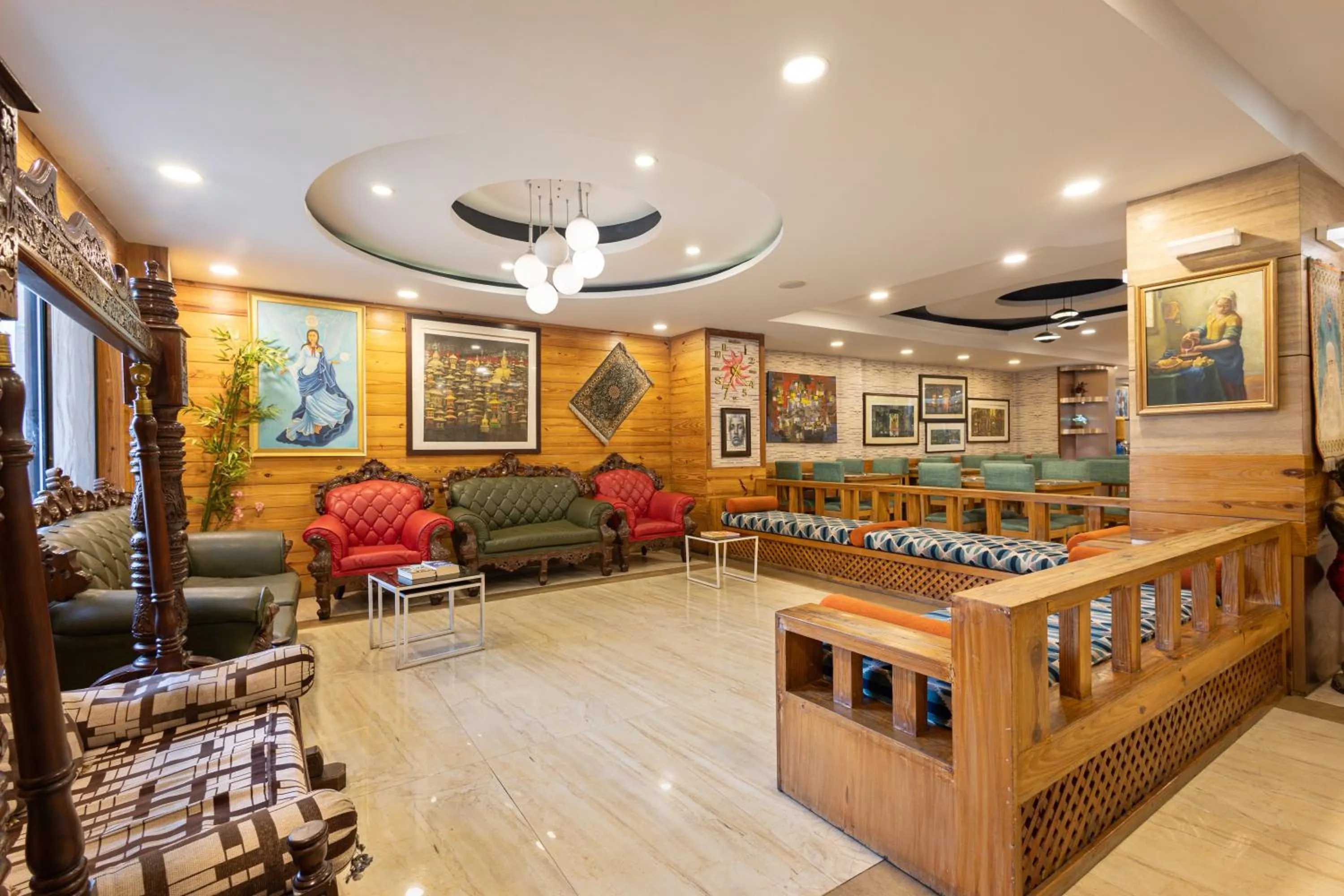 Lobby or reception in Hotel Arts Kathmandu