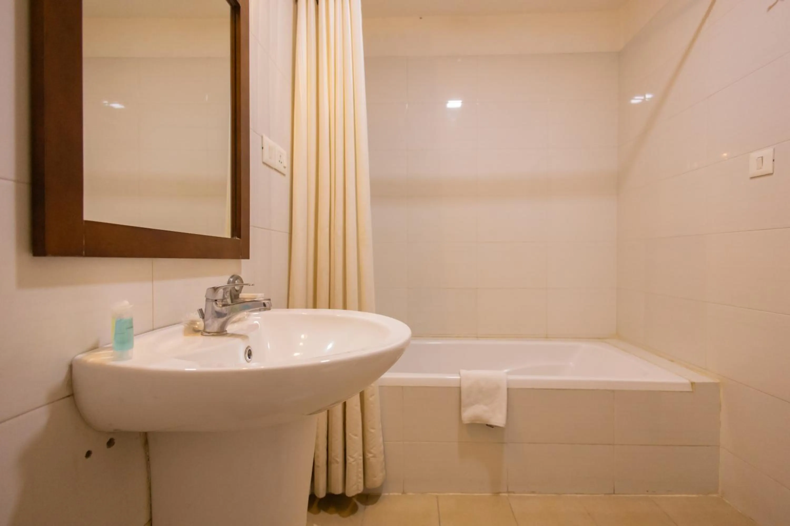 Bed in Hotel Arts Kathmandu