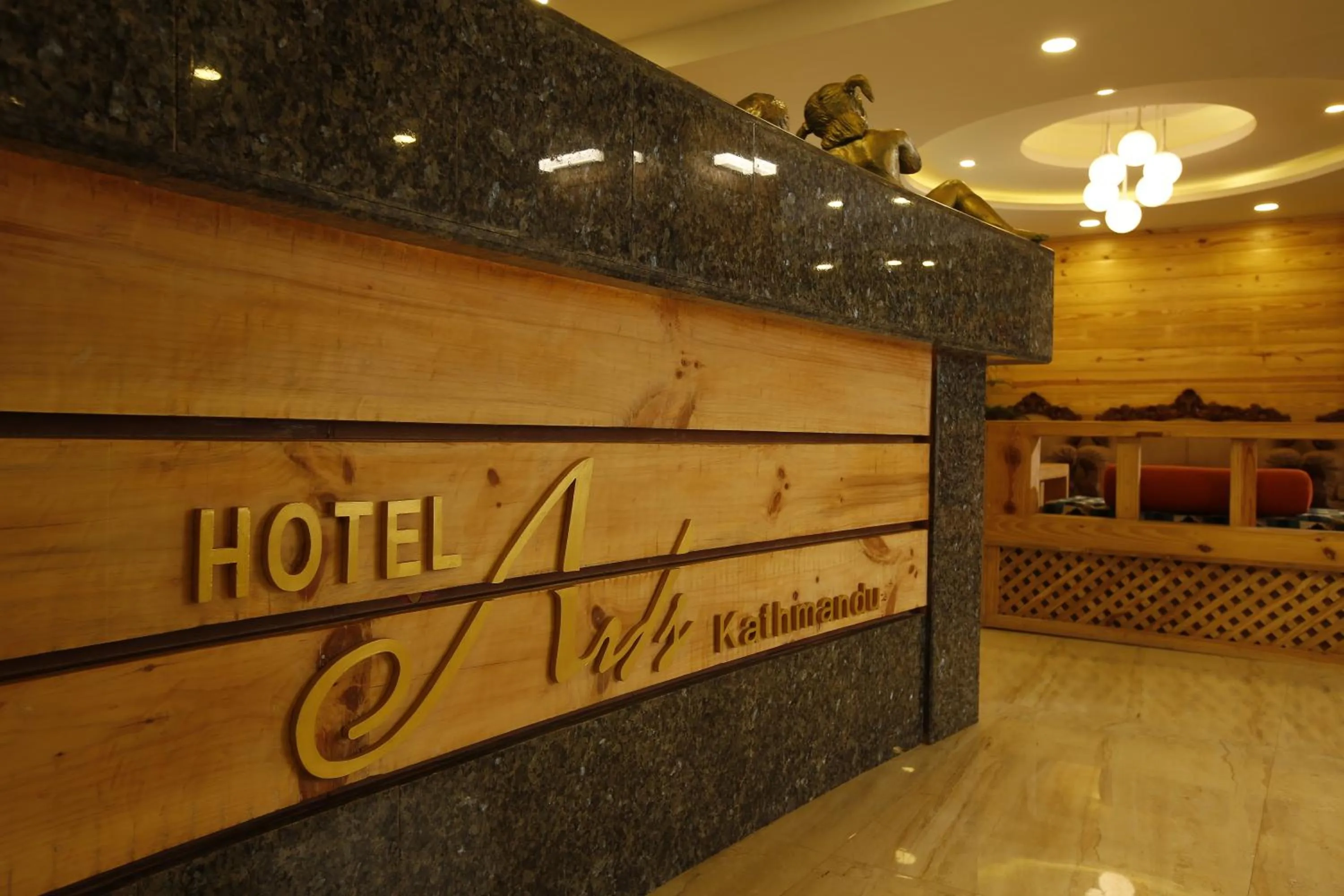 Lobby or reception in Hotel Arts Kathmandu