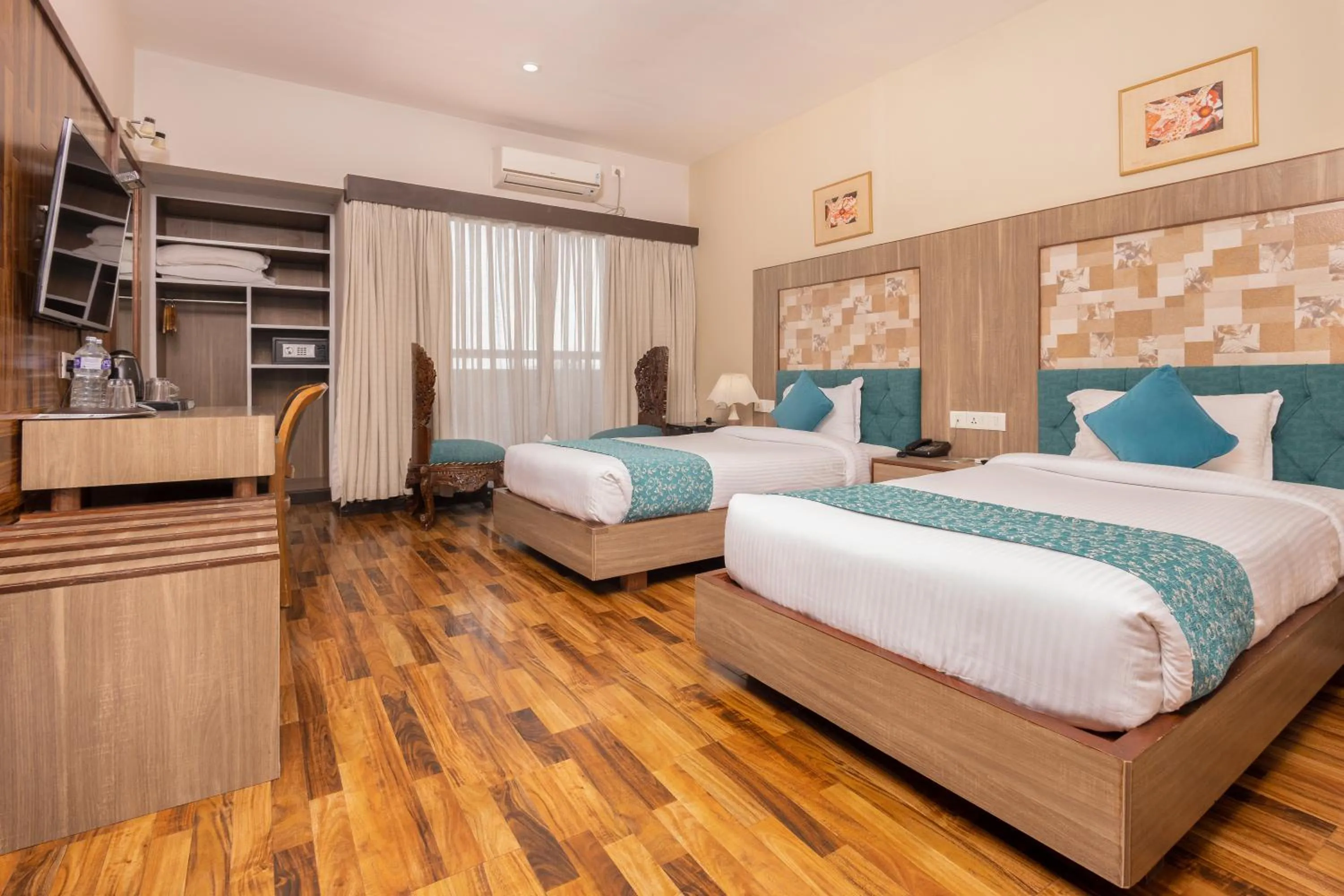 Bed in Hotel Arts Kathmandu