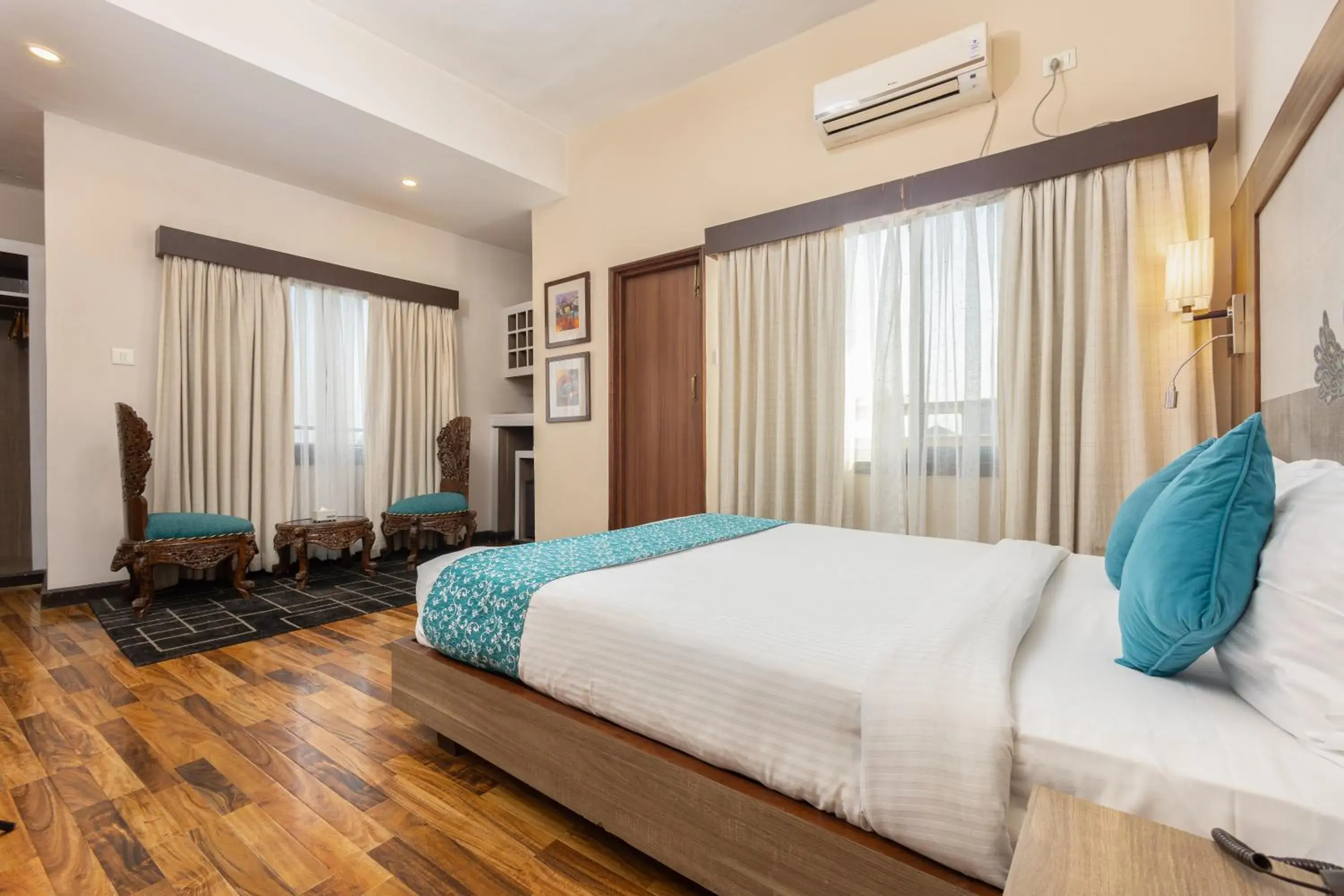 Bed in Hotel Arts Kathmandu Bed in Hotel Arts Kathmandu