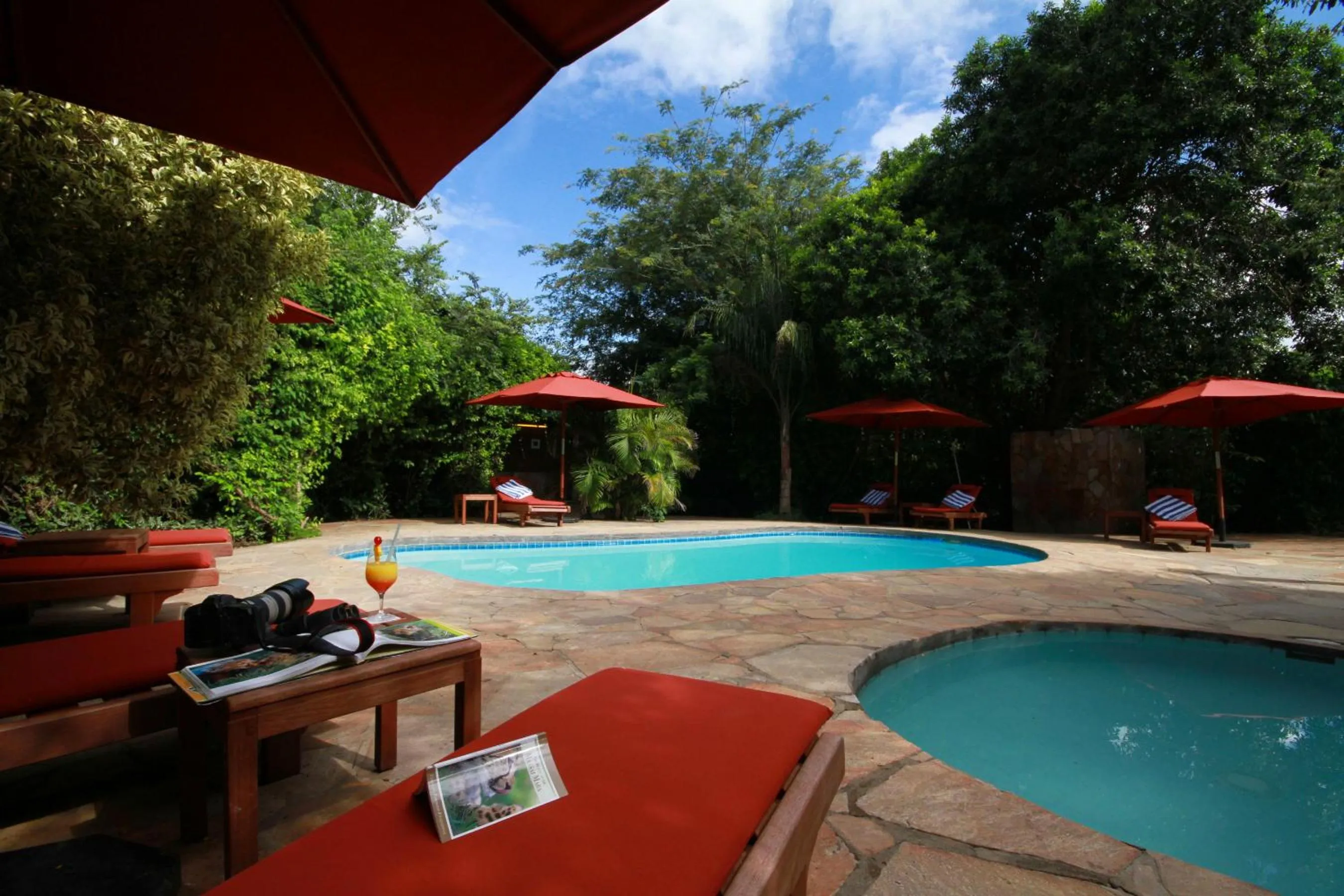 Pool view in Mara Leisure Camp