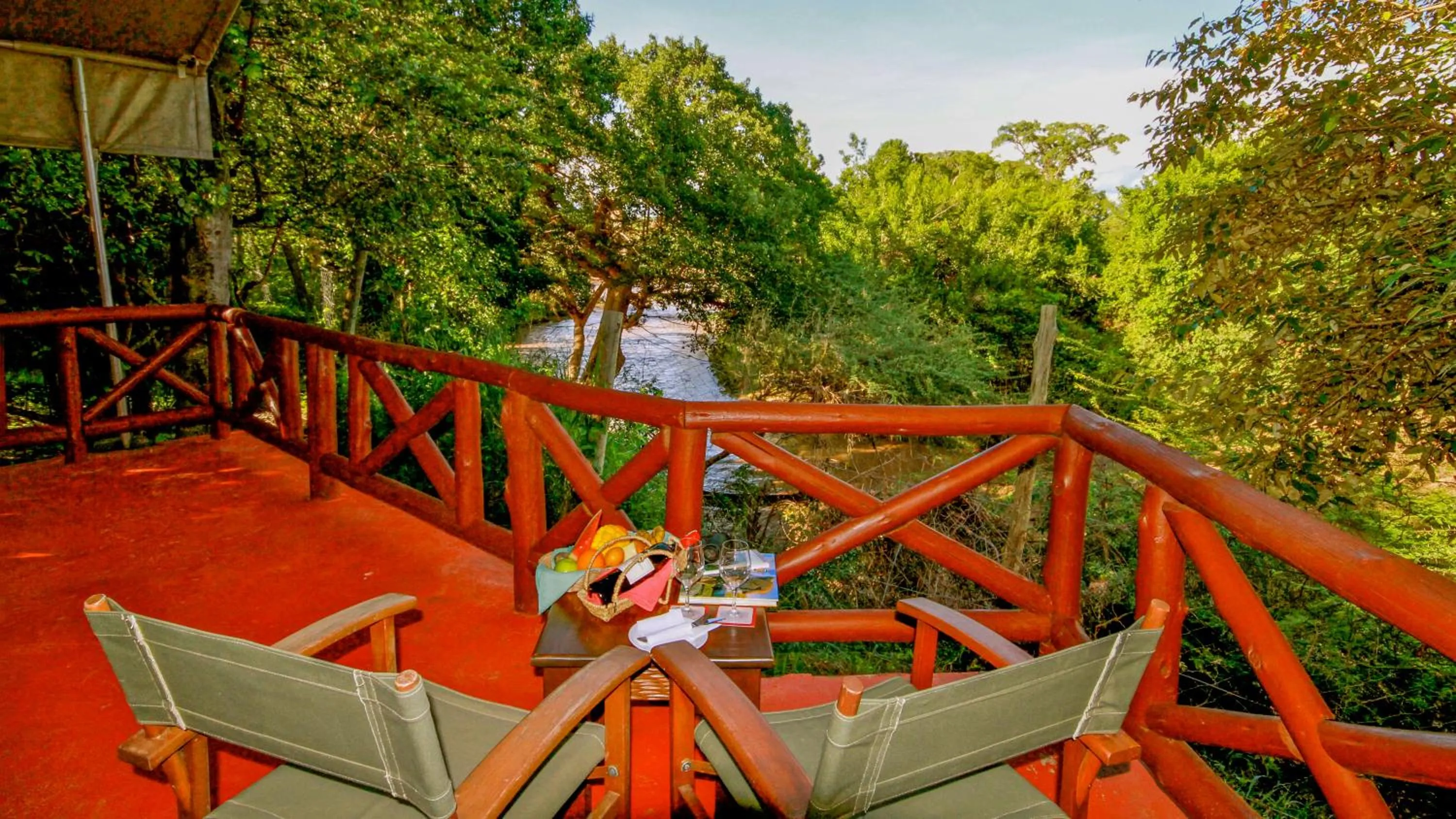 Patio in Mara Leisure Camp