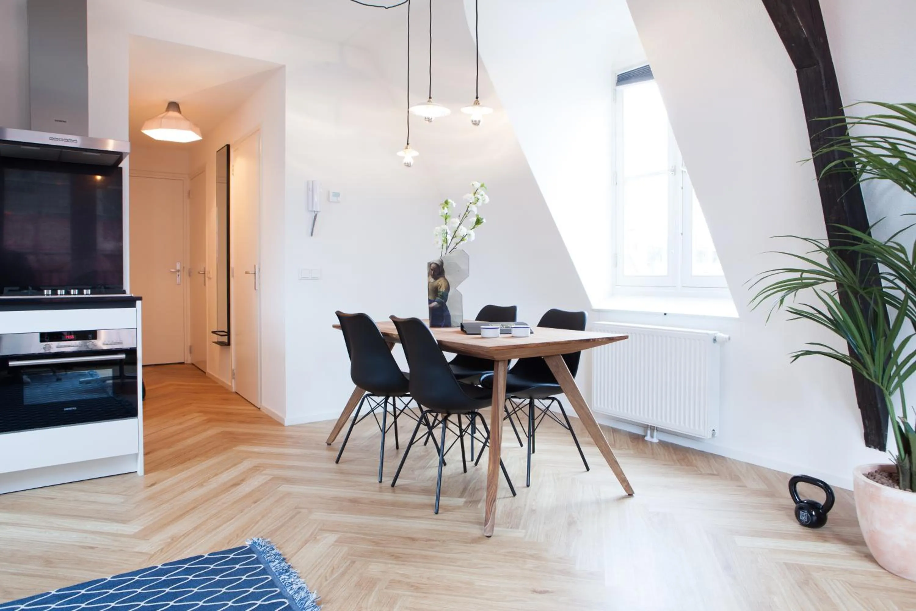 Dining area in The Duke Boutique Apartments
