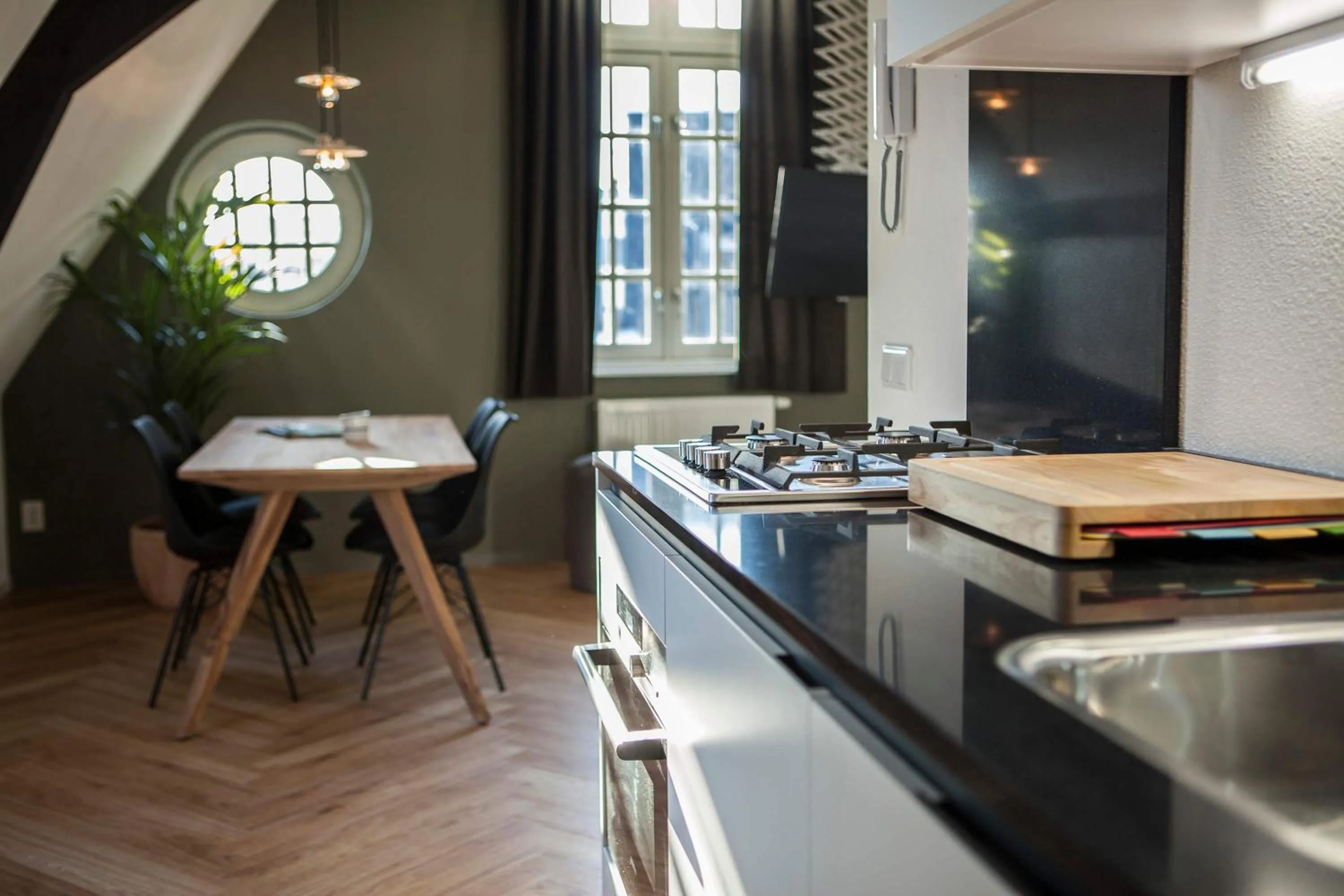 Kitchen or kitchenette in The Duke Boutique Apartments
