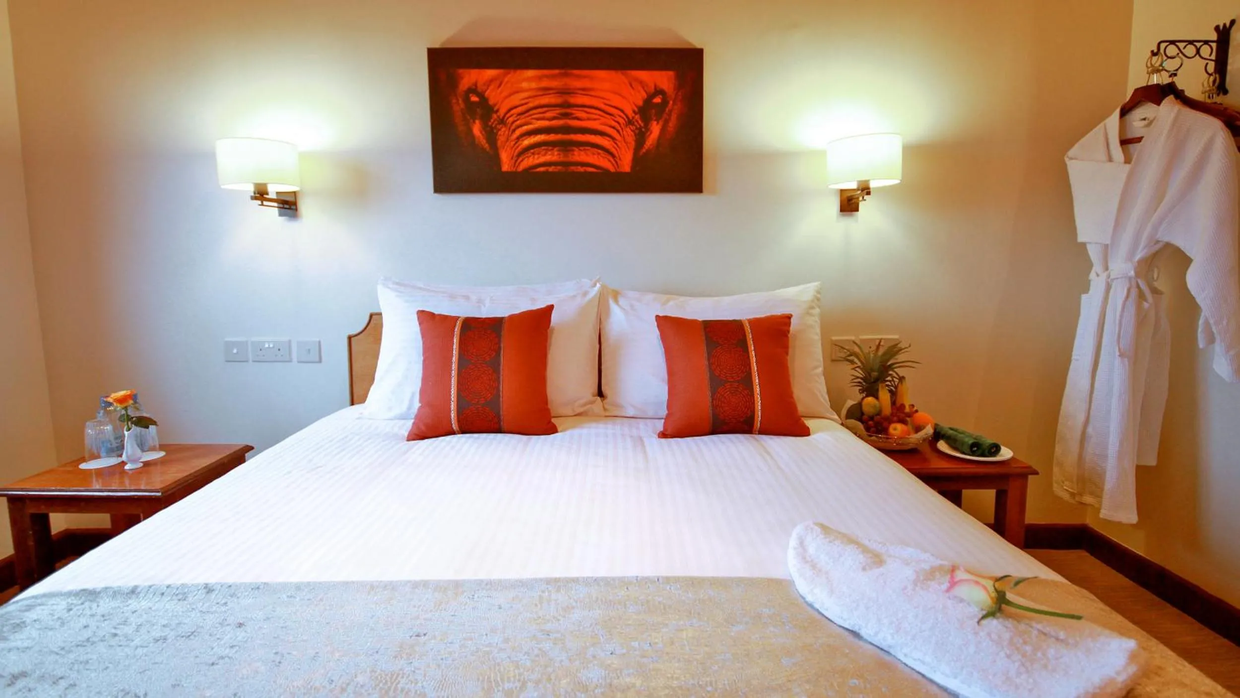 Bed in The Ark Lodge