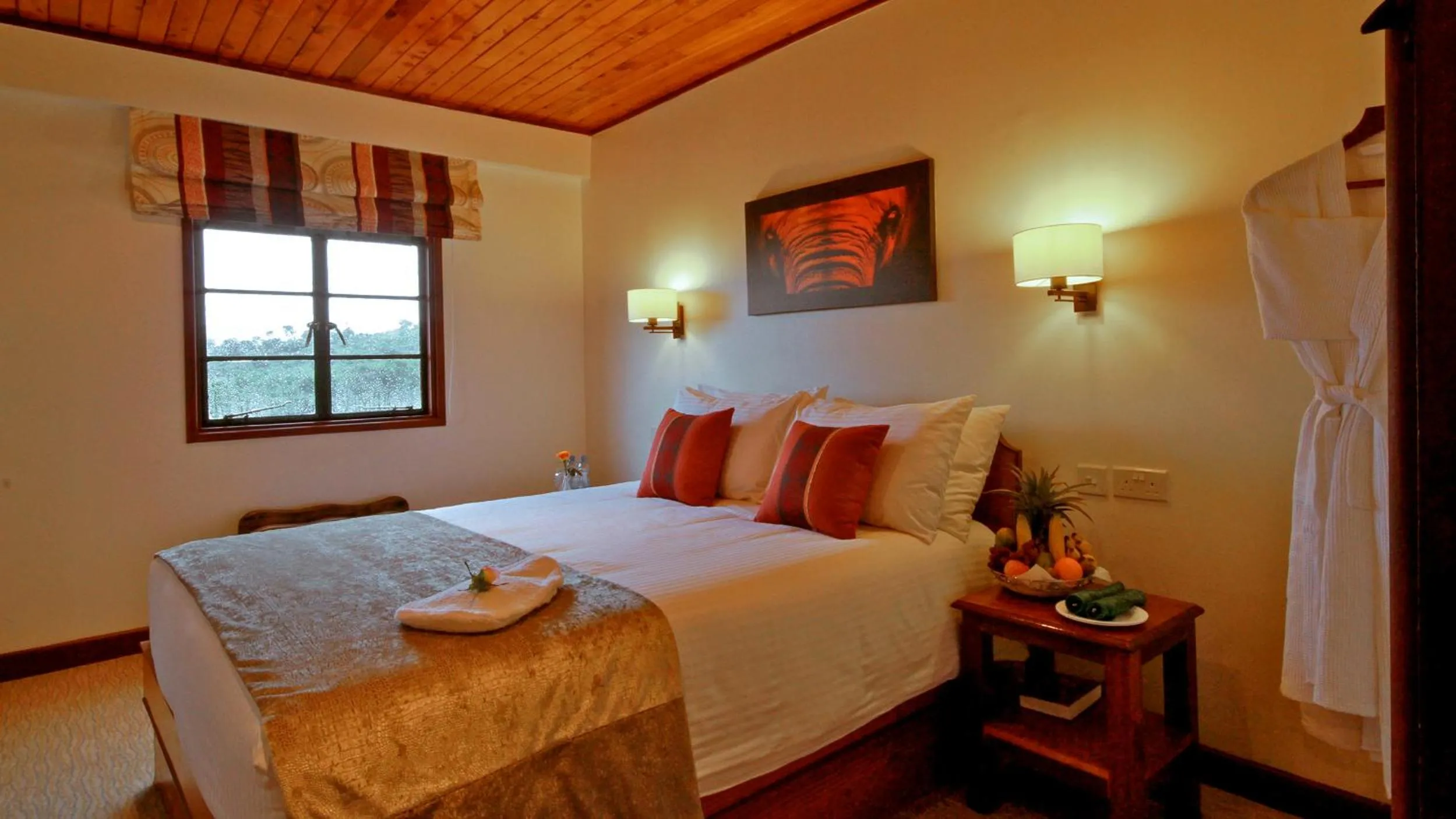 Bed in The Ark Lodge