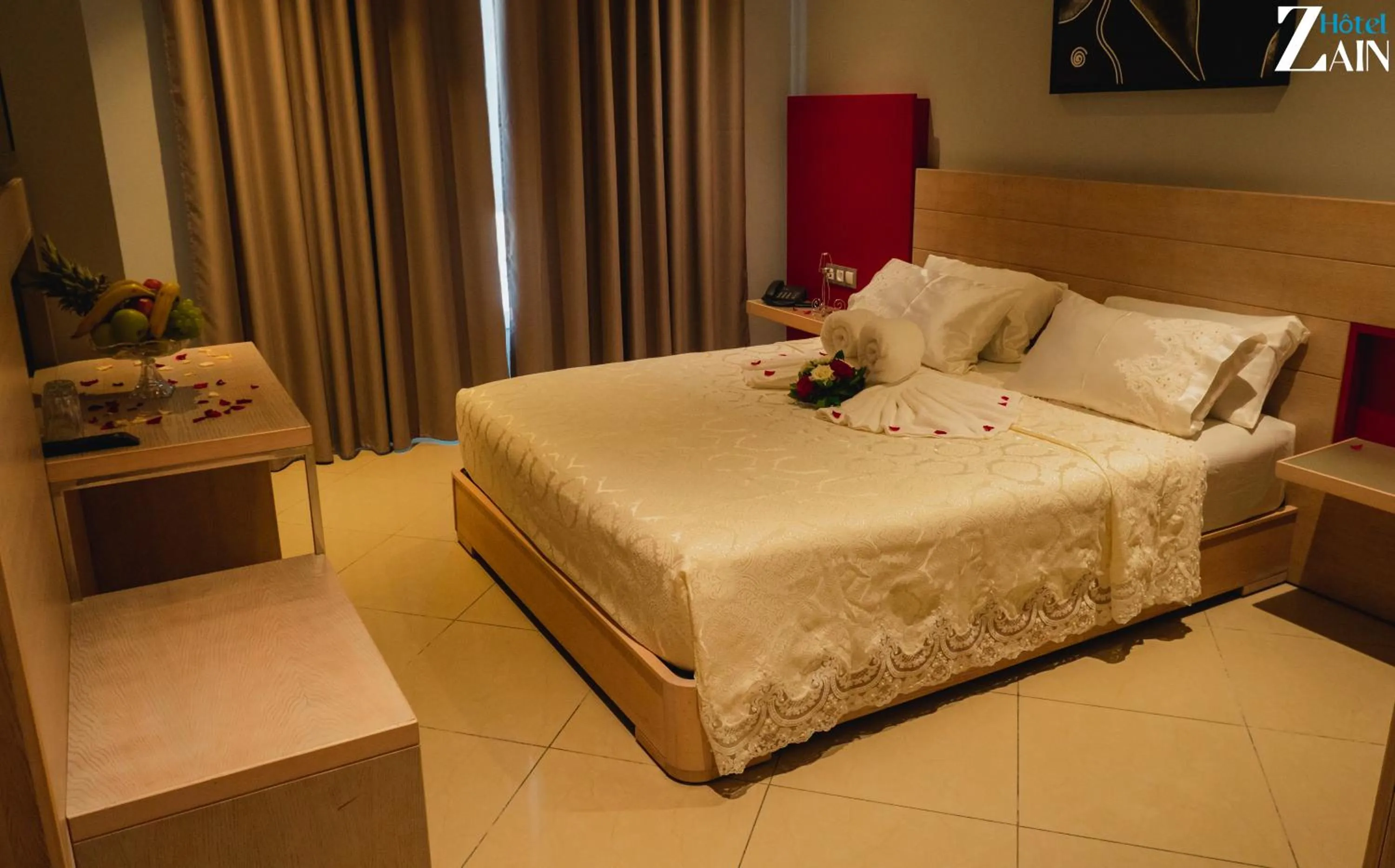 Bed in Zain Hotel