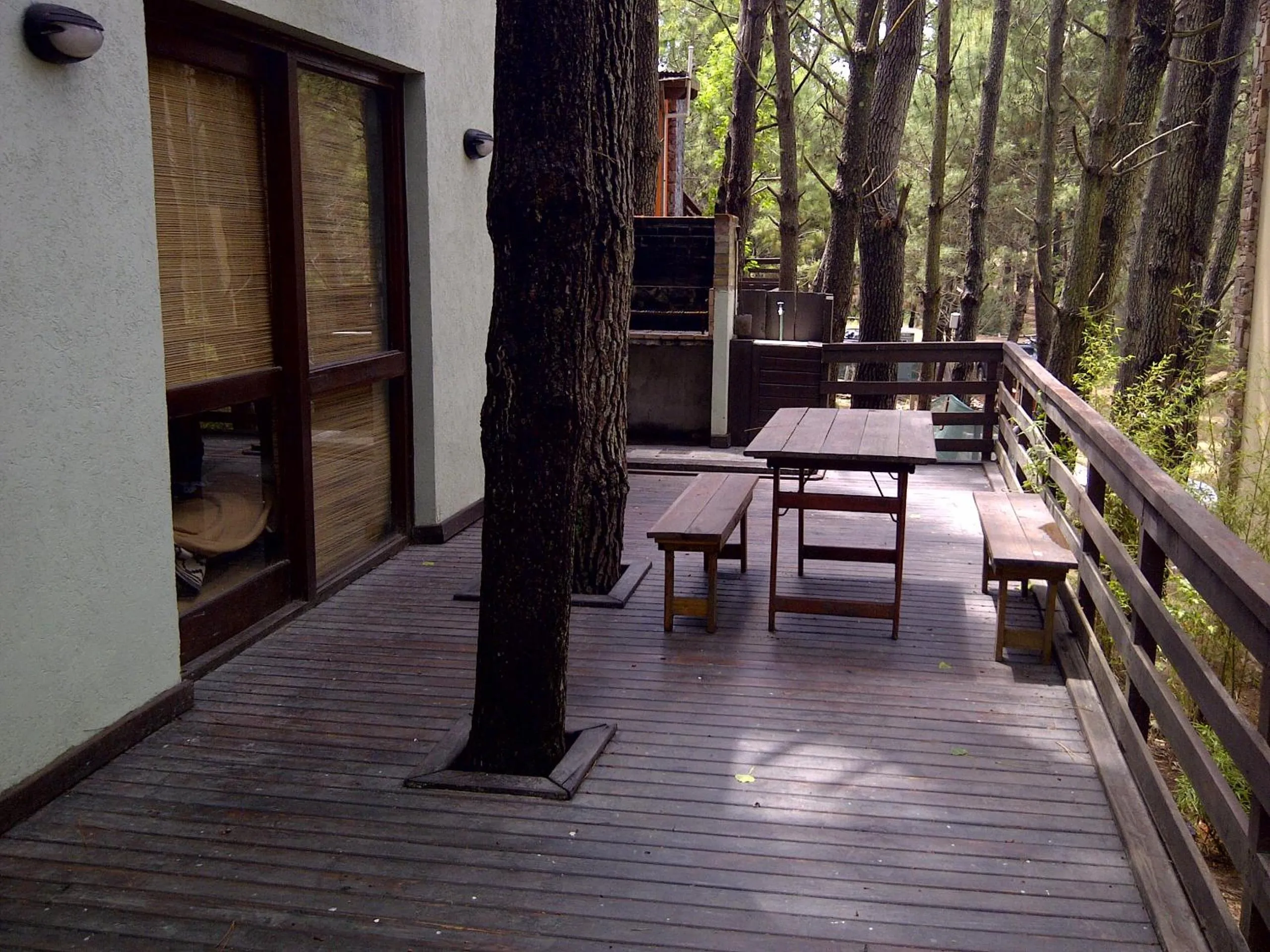 Patio in Altos Medanos Cabañas & Club de Bosque