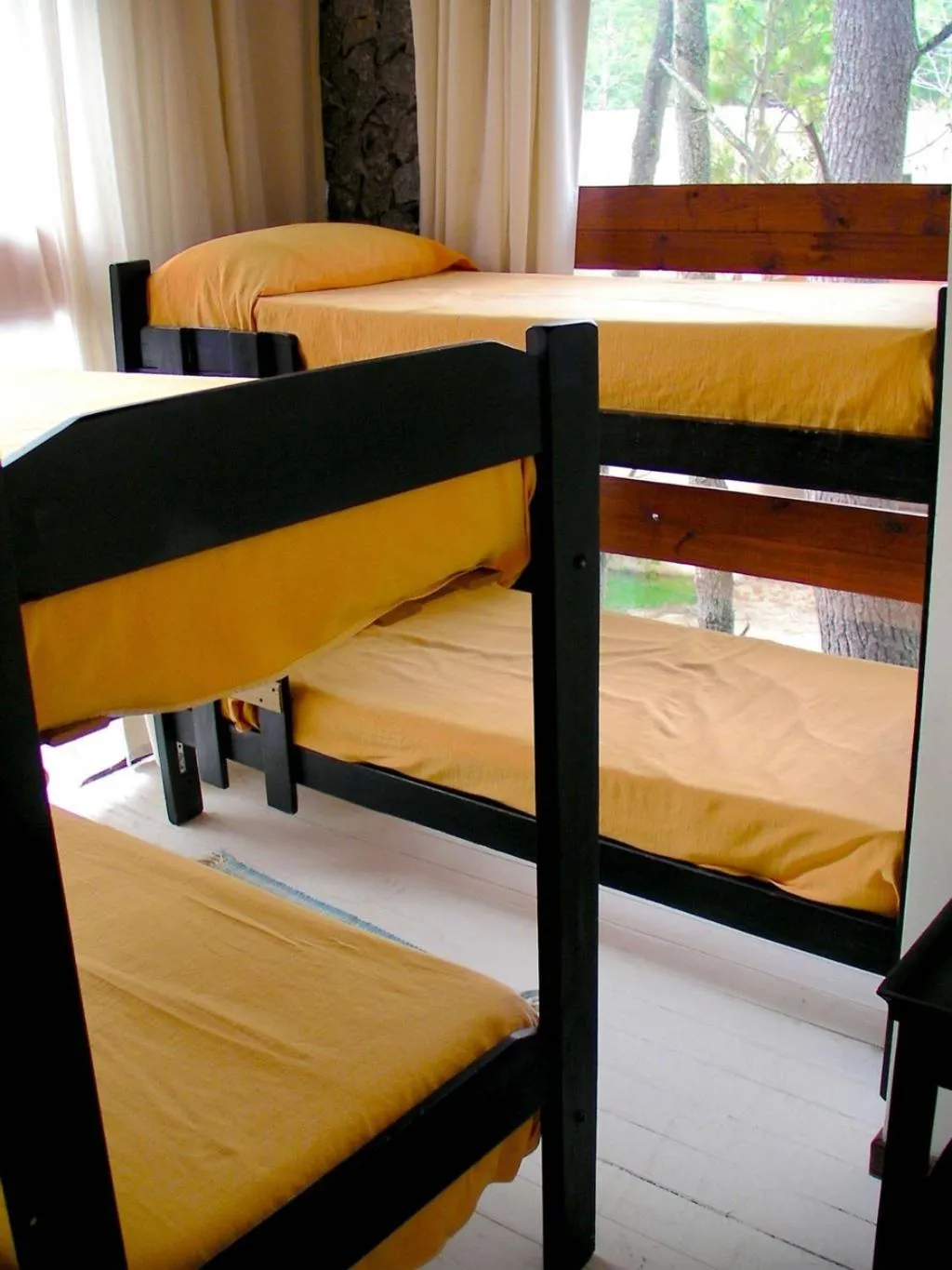 Bed in Altos Medanos Cabañas & Club de Bosque