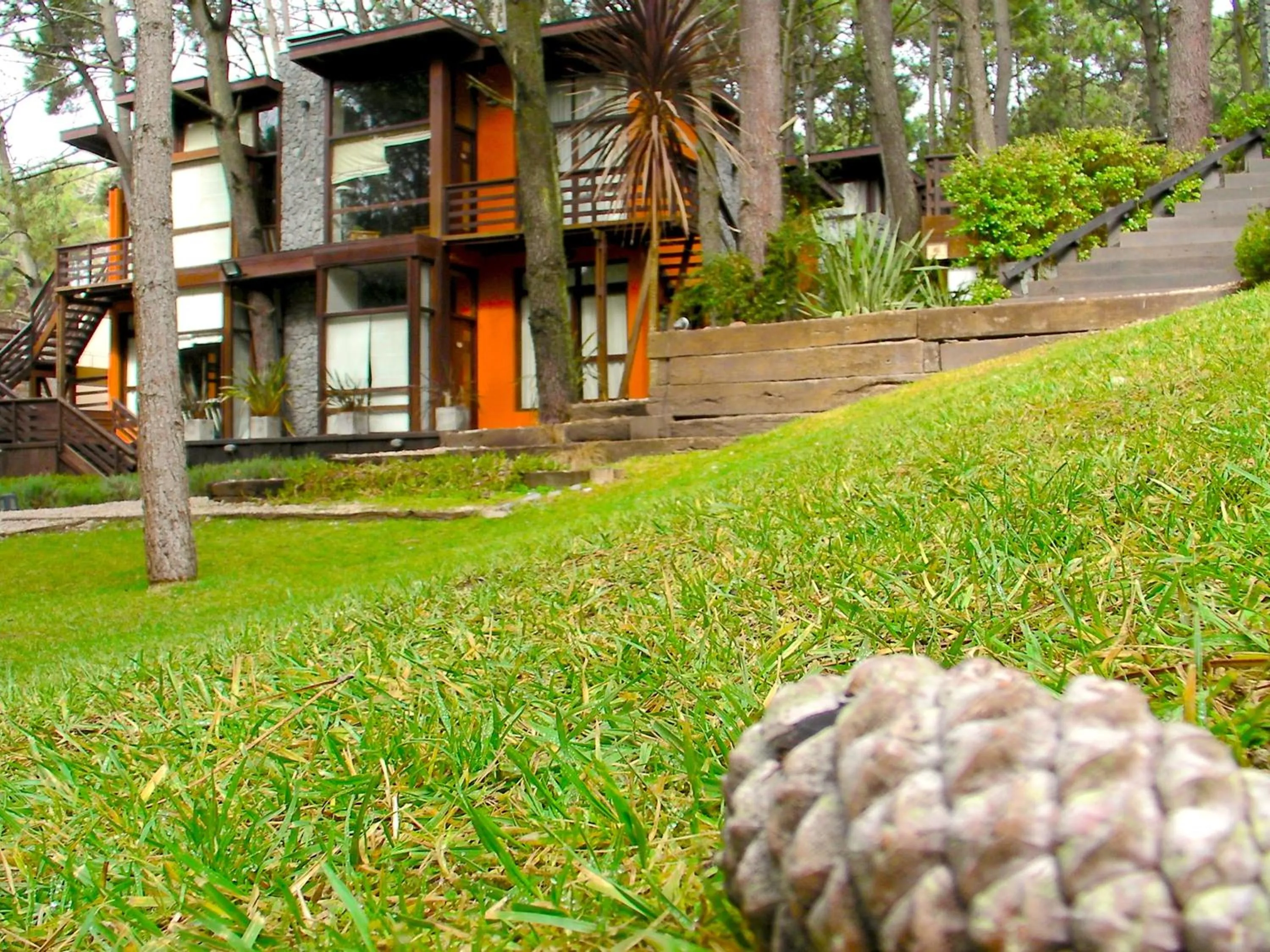 Facade/entrance in Altos Medanos Cabañas & Club de Bosque
