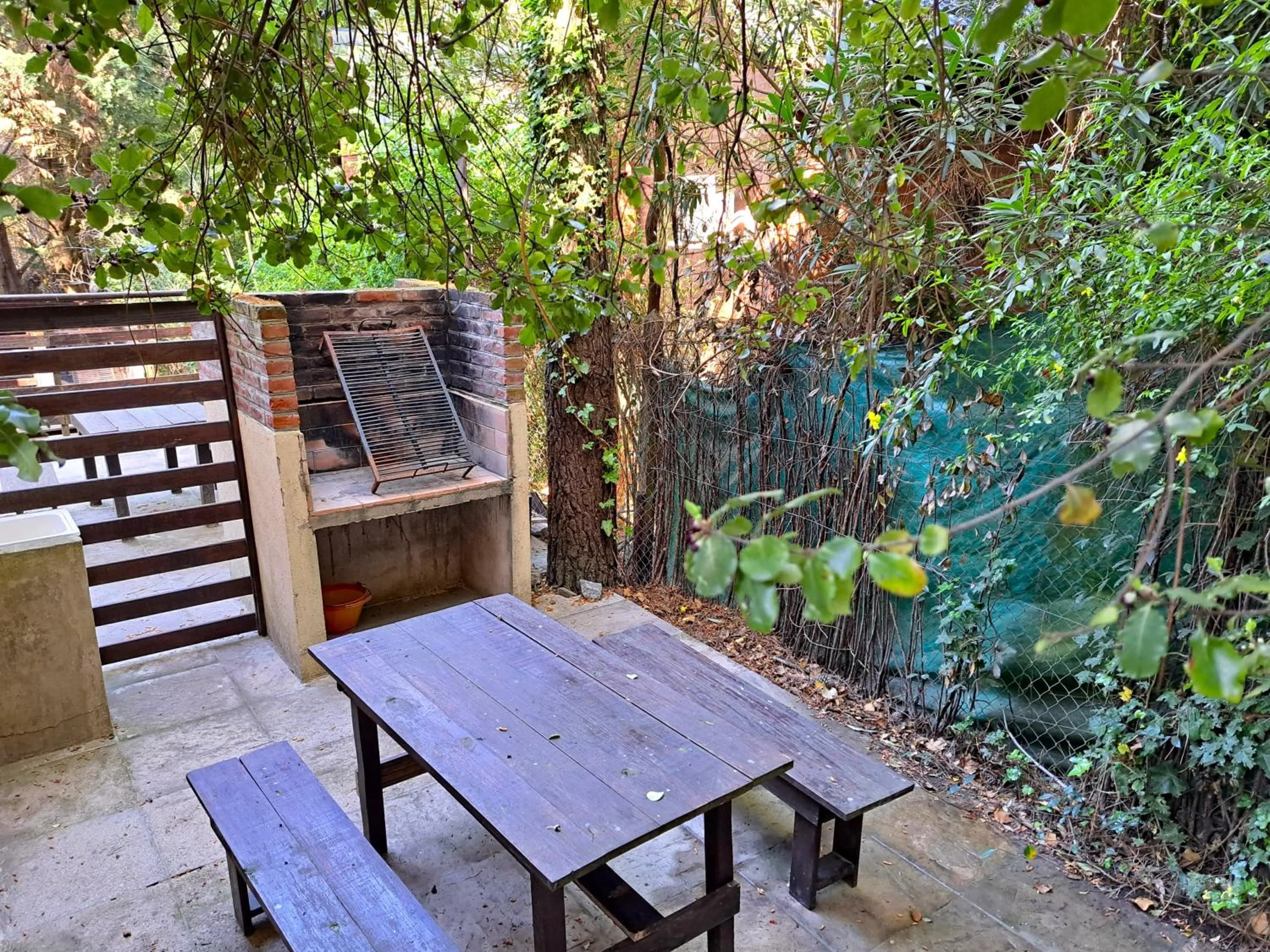 Patio in Altos Medanos Cabañas & Club de Bosque