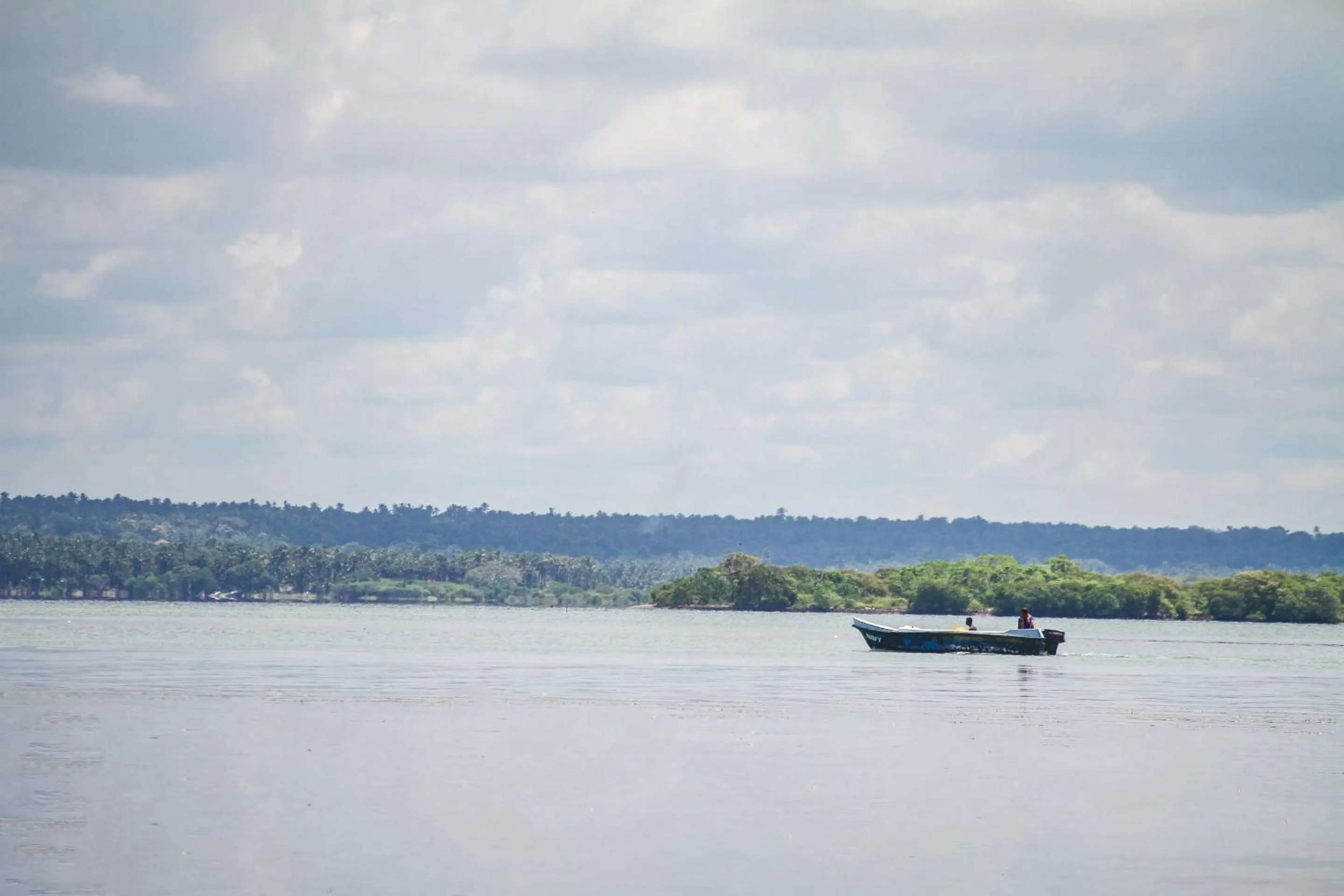 Natural landscape in Atara Lagoon Kalpitiya