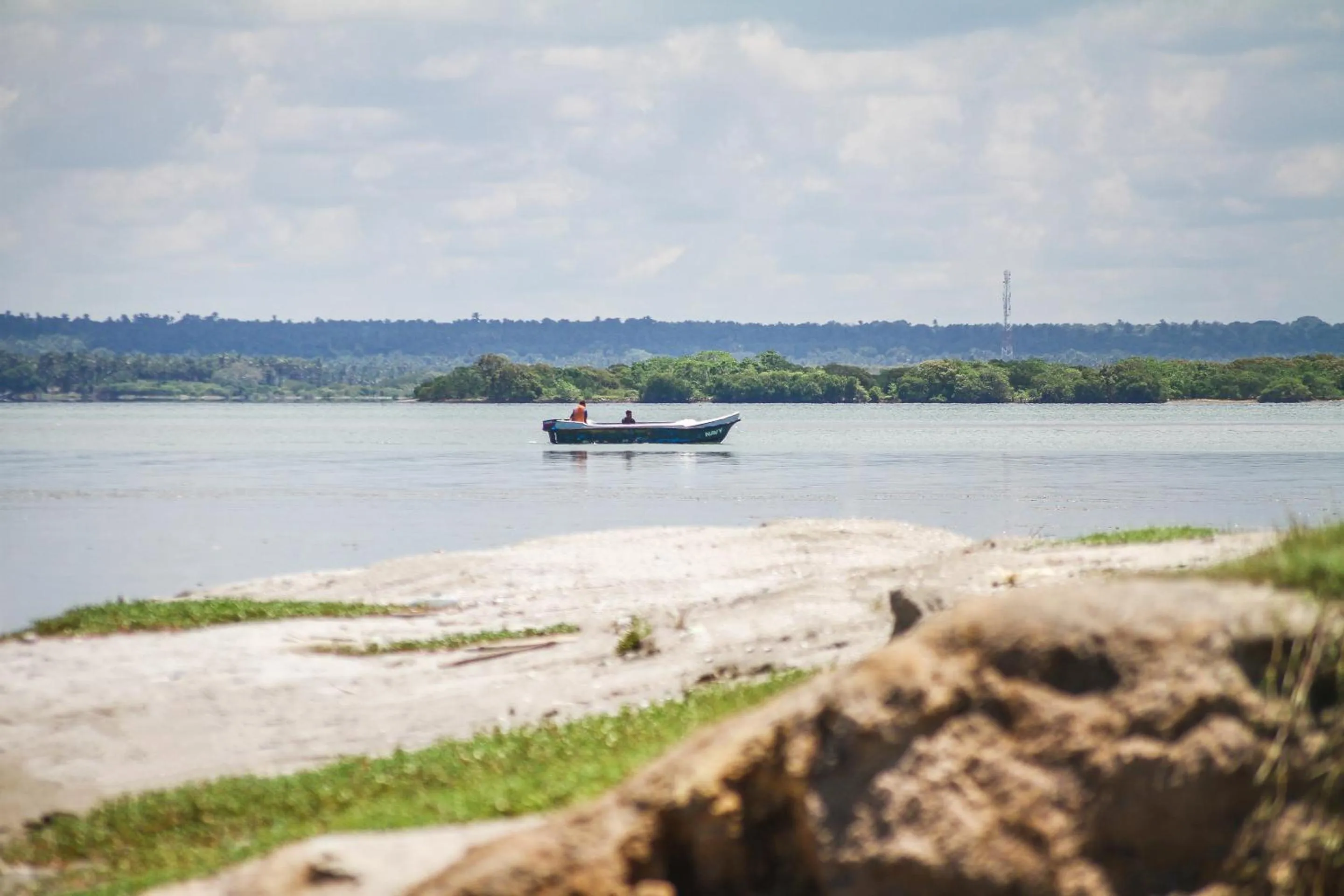 Natural landscape in Atara Lagoon Kalpitiya