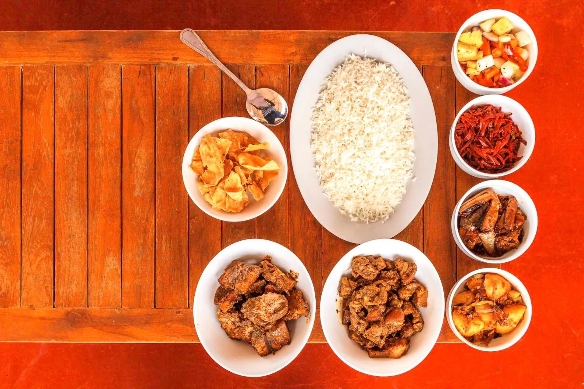 Food in Atara Lagoon Kalpitiya