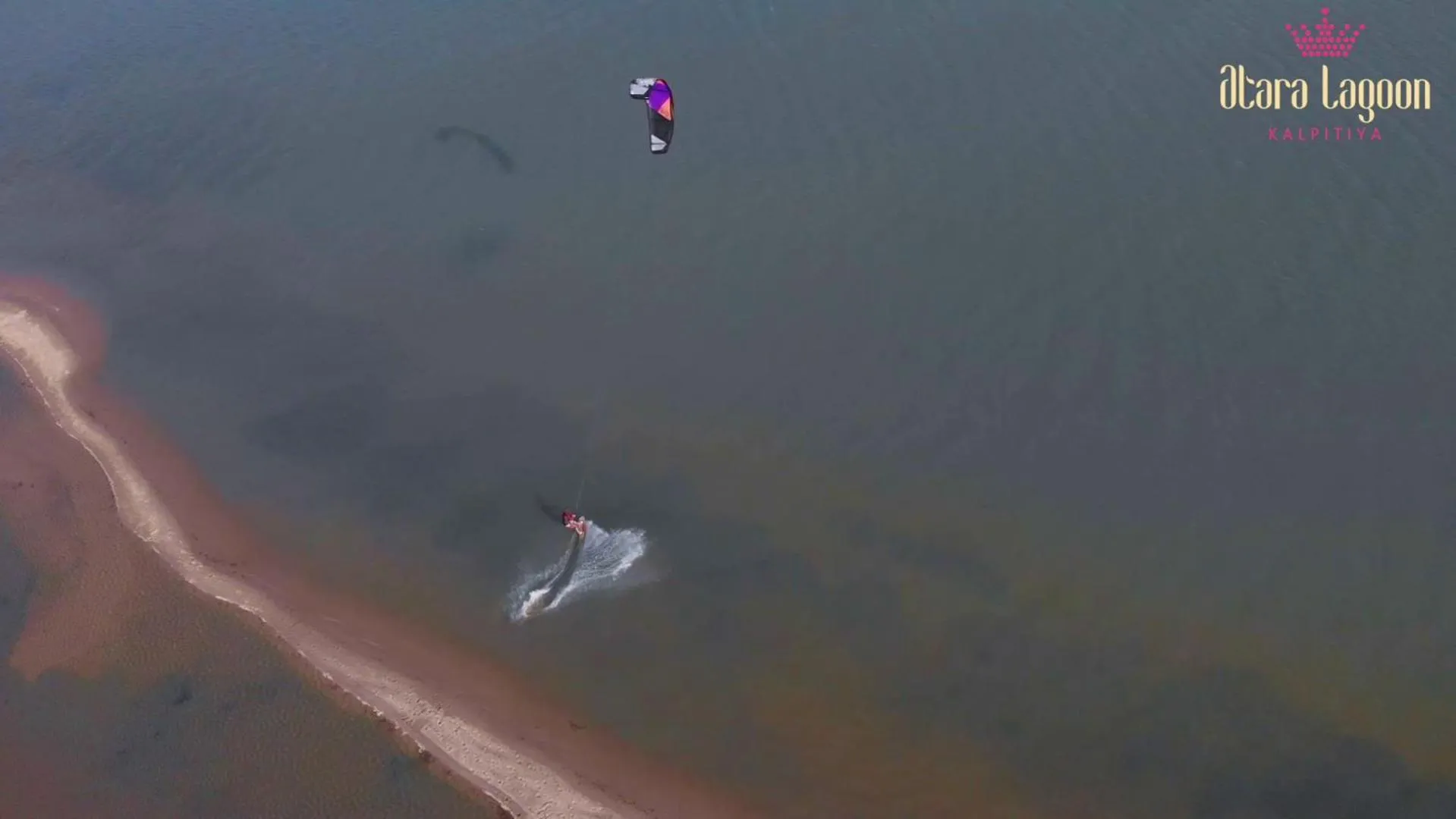 Bird's eye view in Atara Lagoon Kalpitiya