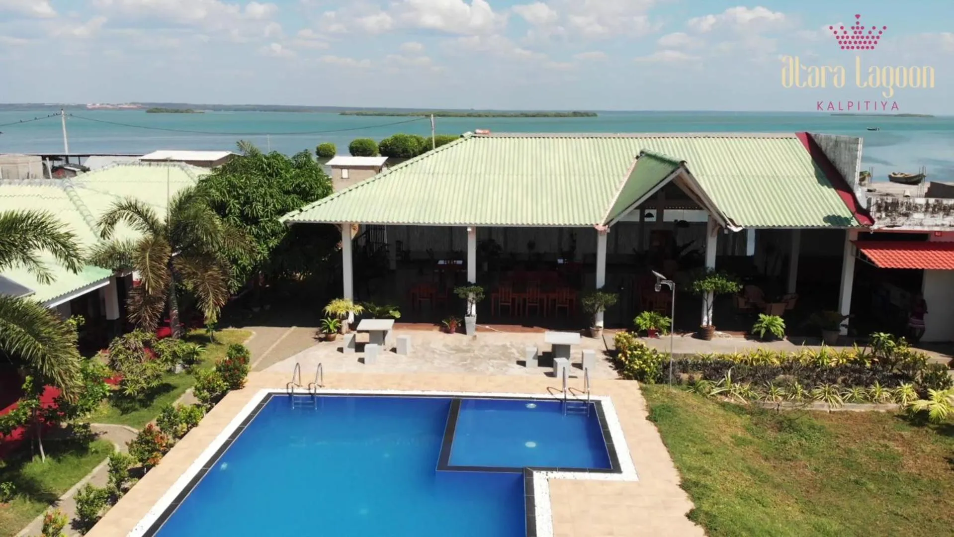 Bird's eye view in Atara Lagoon Kalpitiya