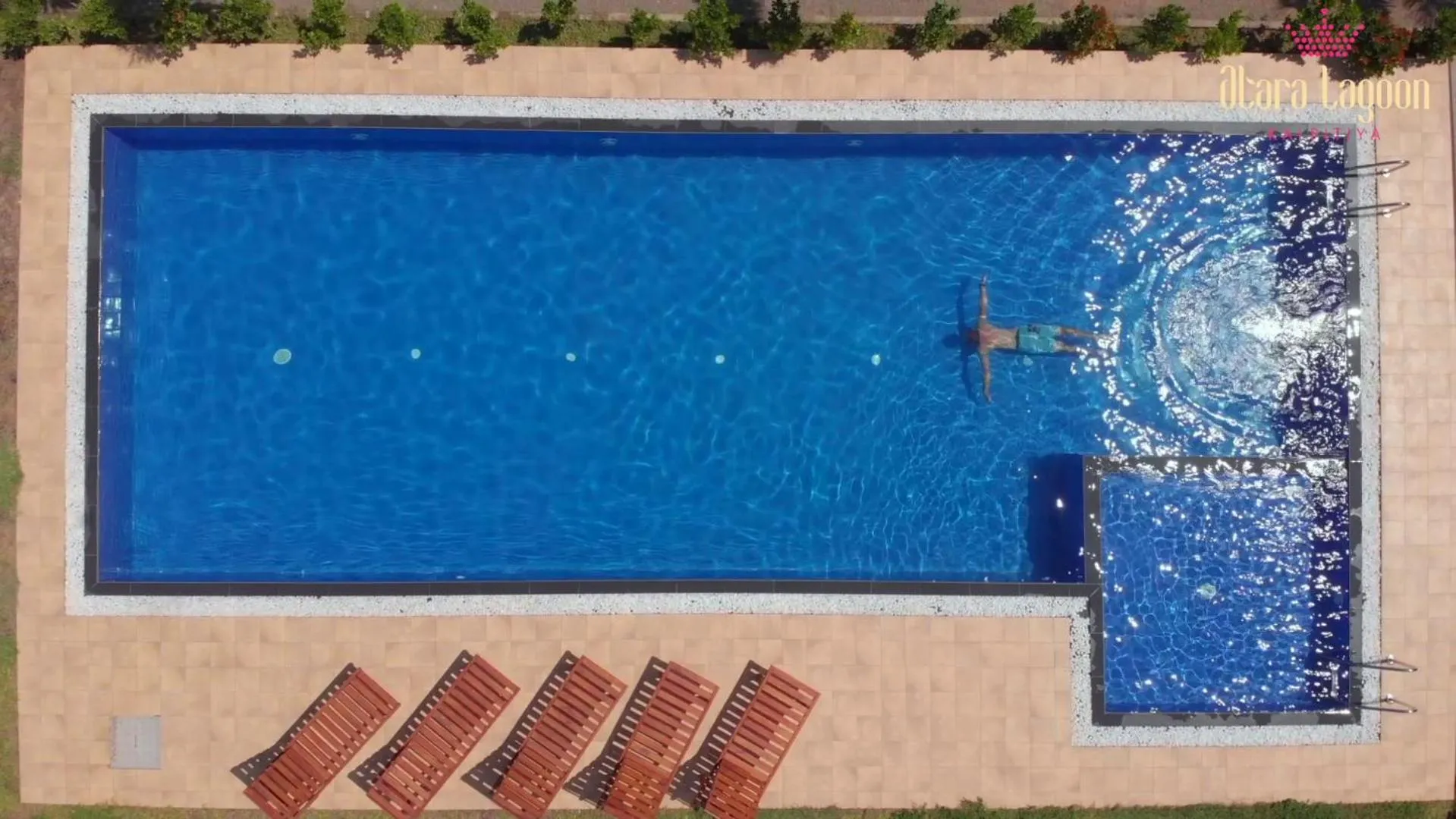 Pool view in Atara Lagoon Kalpitiya