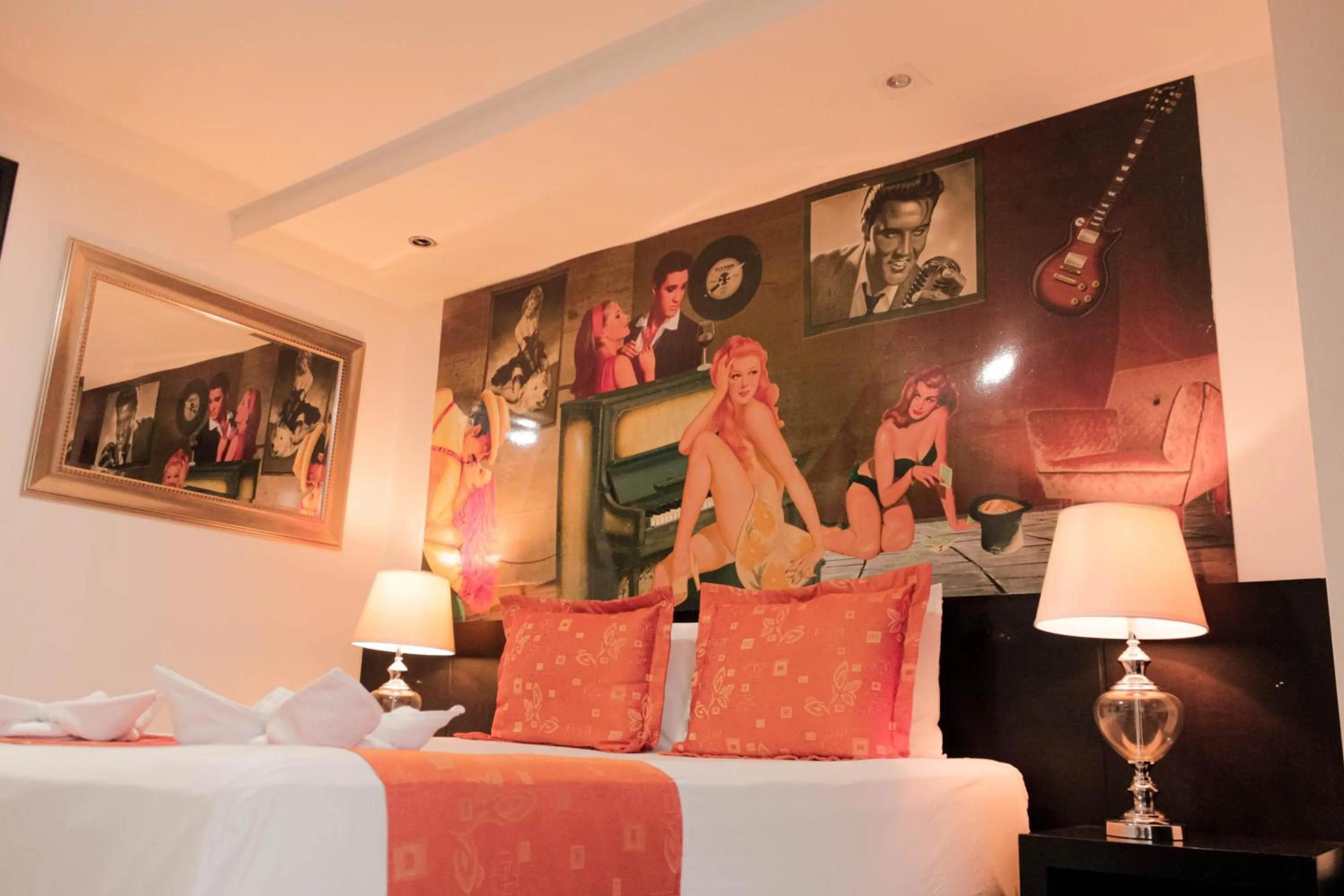 Bed in Hotel Plaza Garibaldi