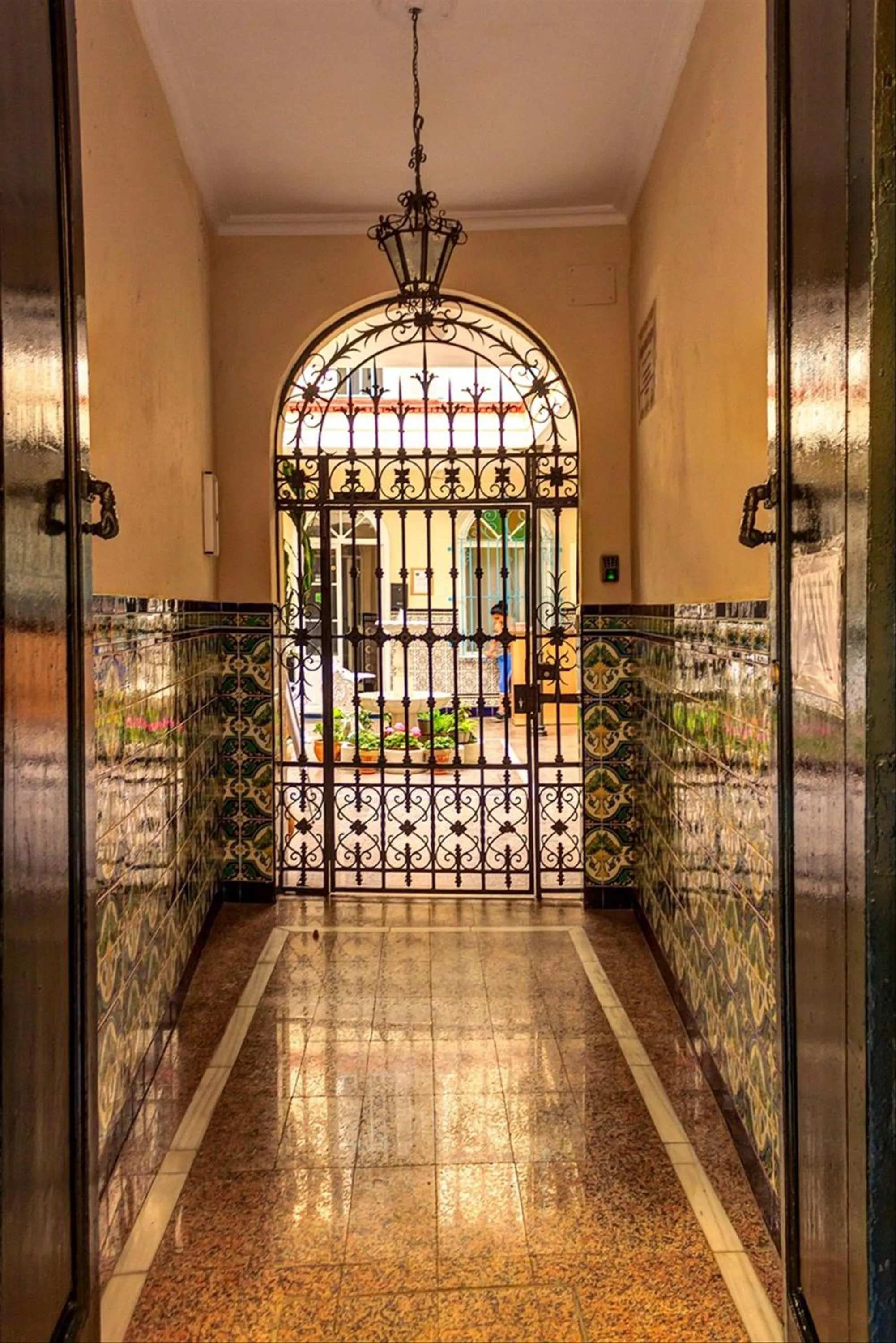 Patio in Pension Azahar