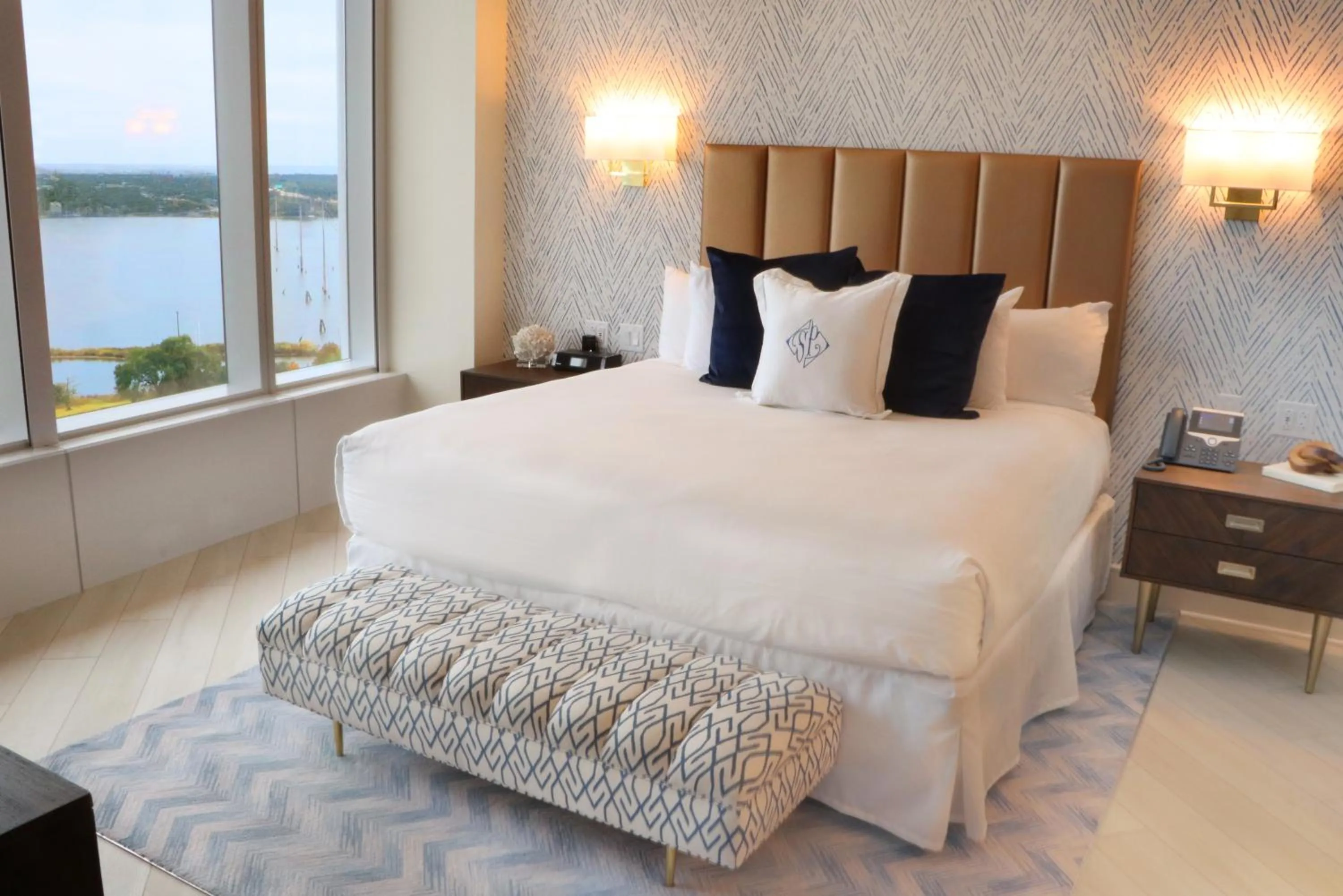 Bed in Scarlet Pearl Casino Resort