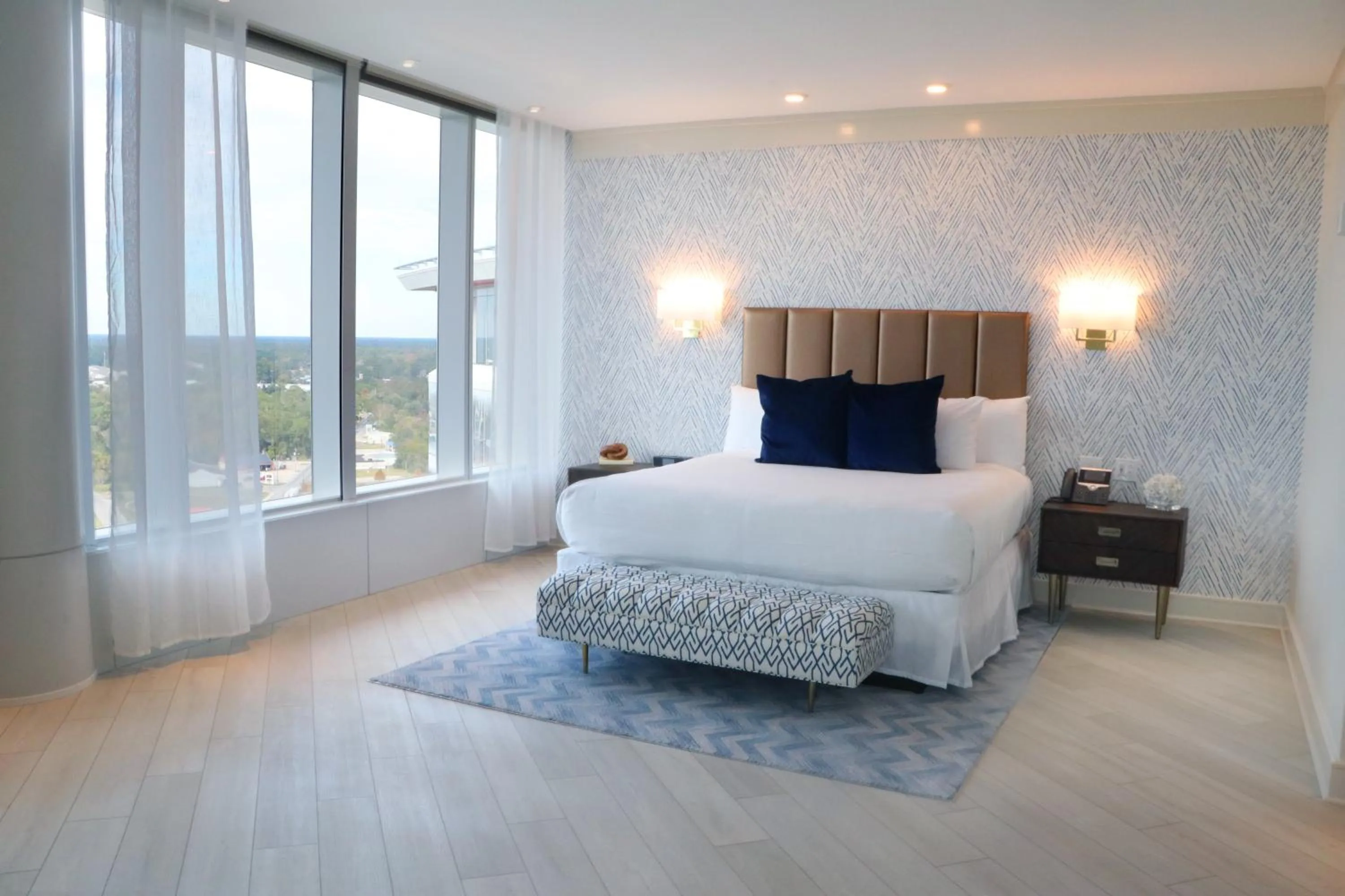 Bed in Scarlet Pearl Casino Resort