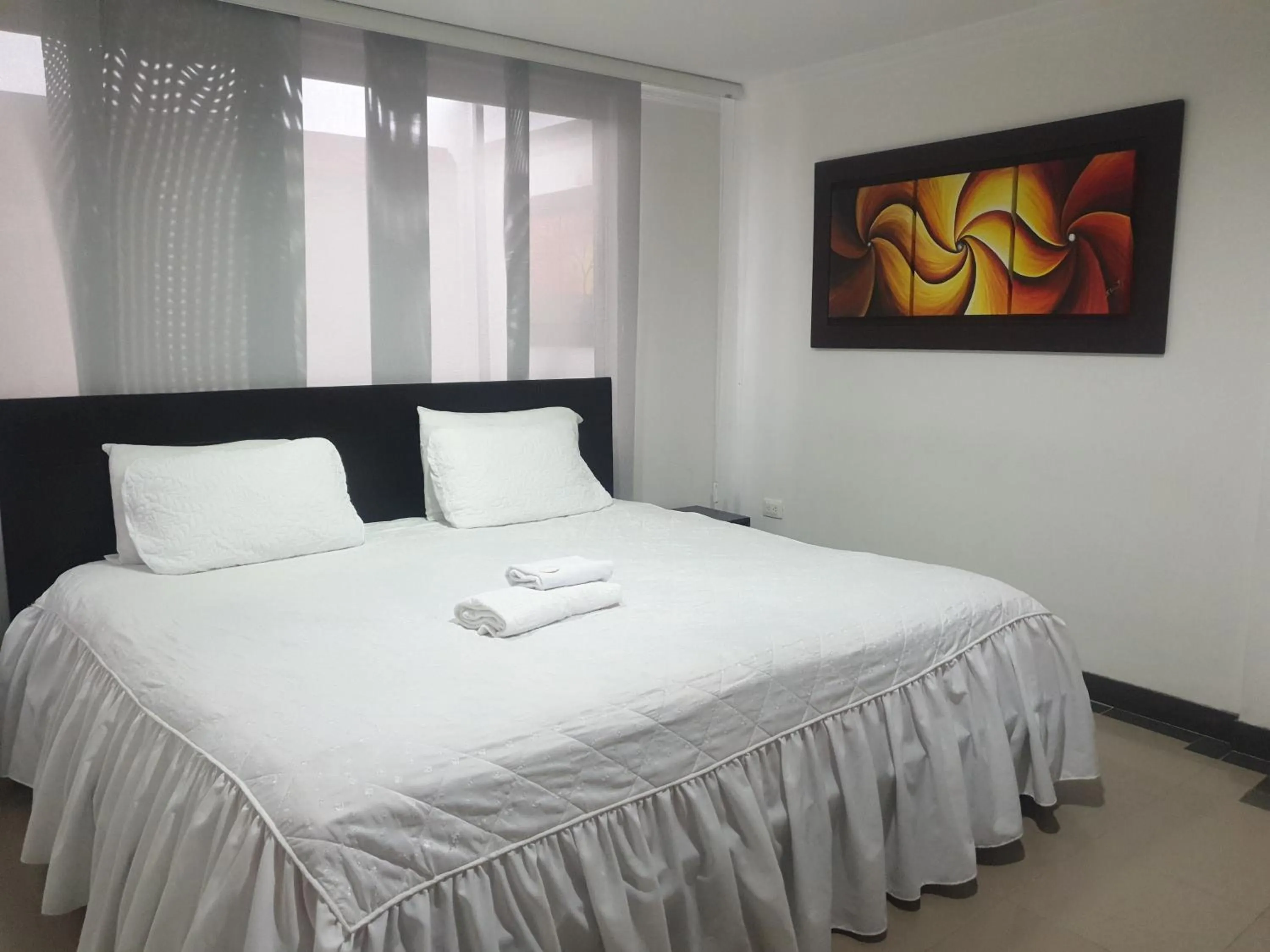 Bed in Hotel Andinos Plaza Pitalito