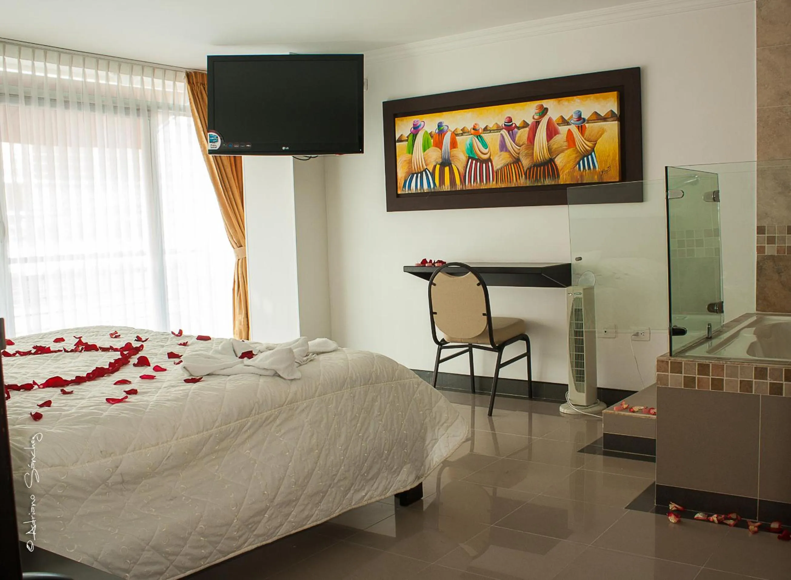 Bedroom, Bed in Hotel Andinos Plaza Pitalito