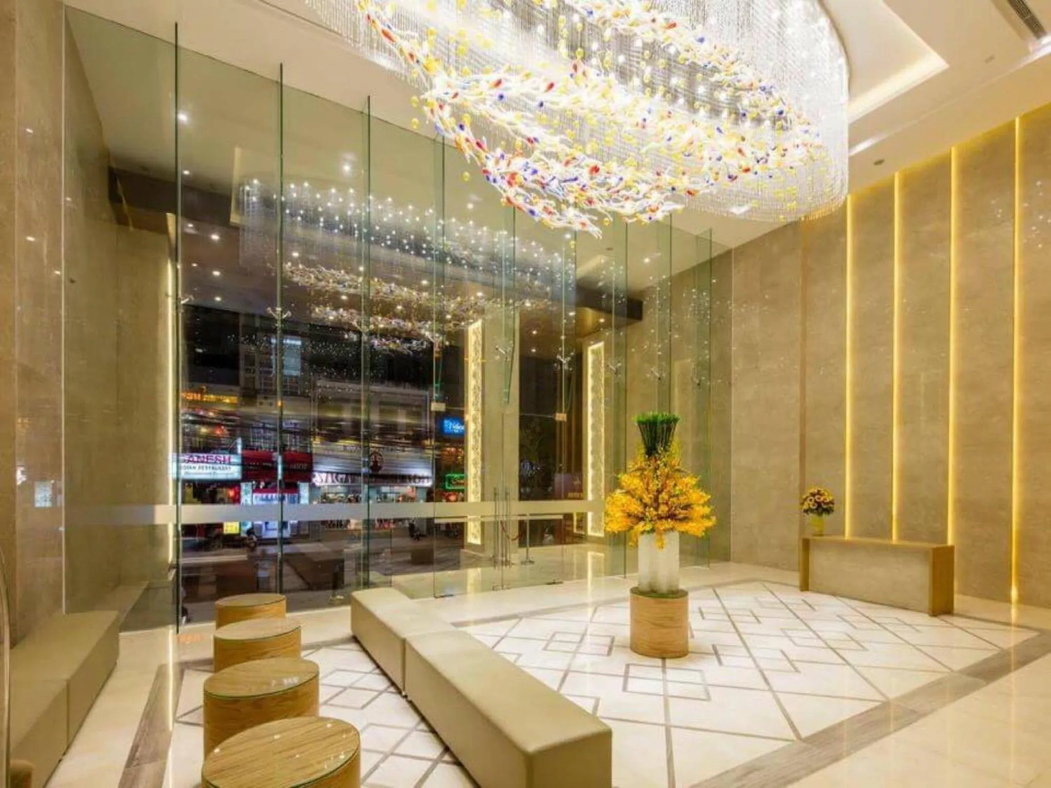 Decorative detail in Rosaka Nha Trang Hotel