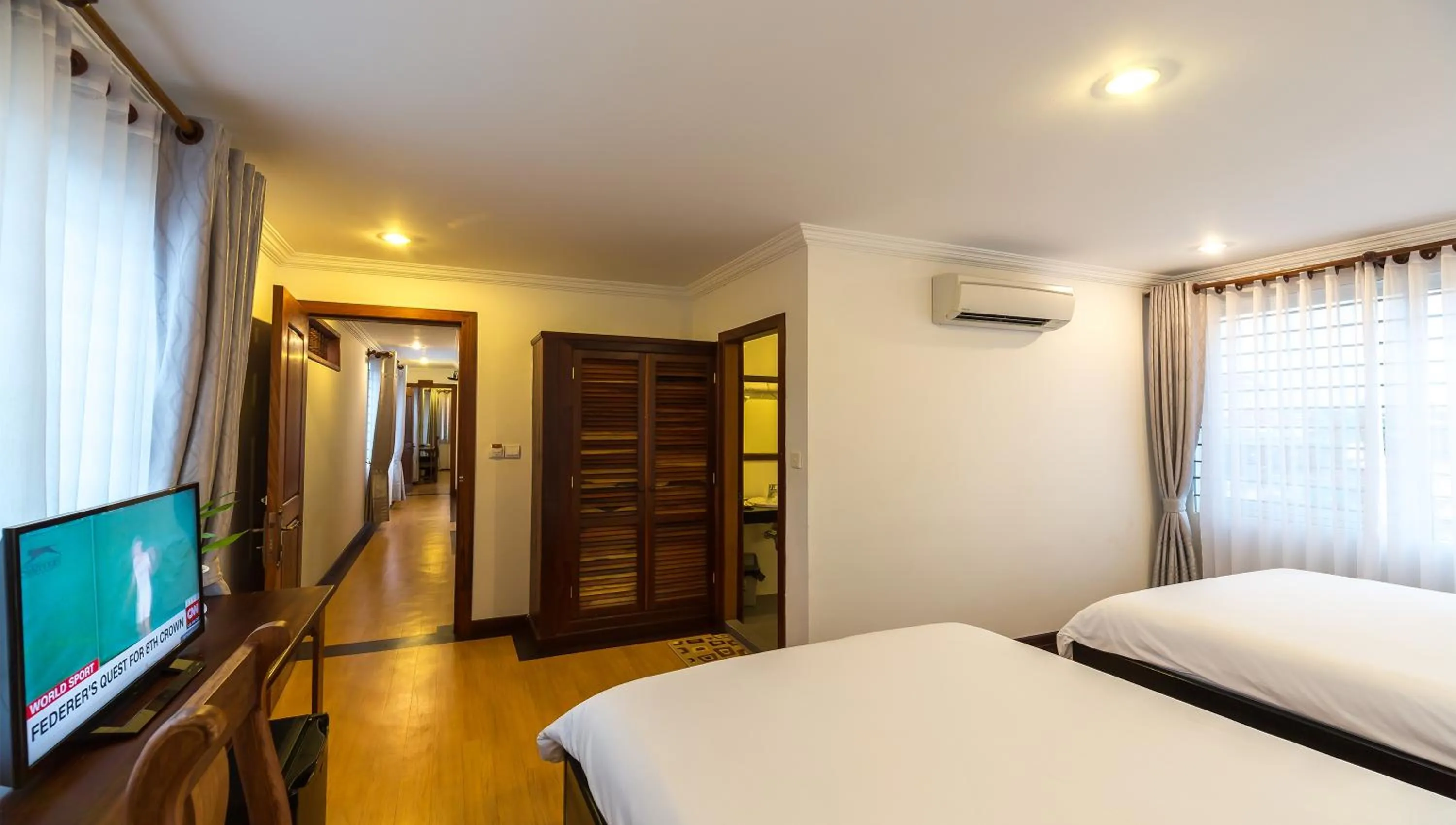 bunk bed, TV/Entertainment Center in Angkor Ry Boutique