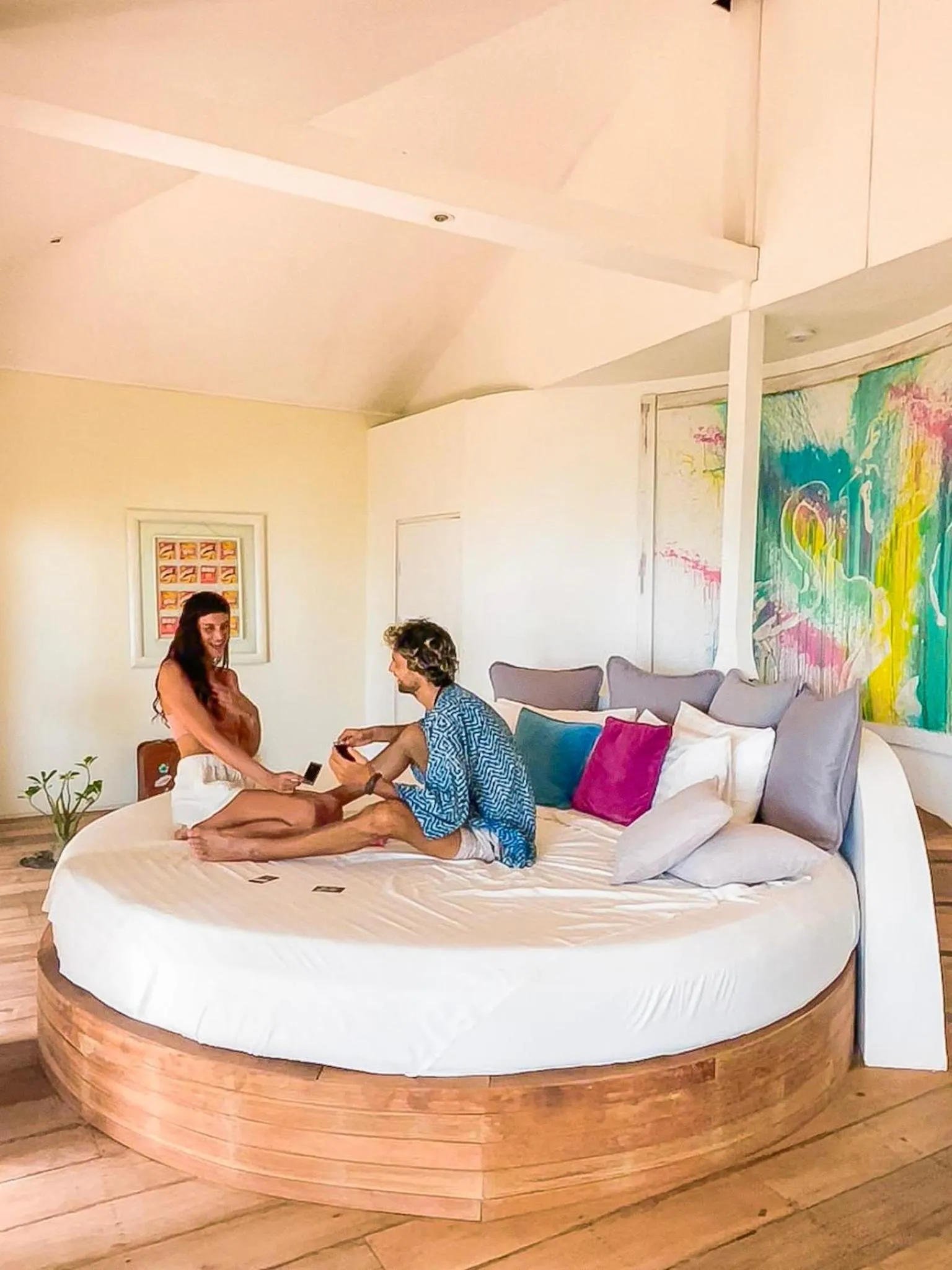 Bed in Somewhere Only We Know Resort