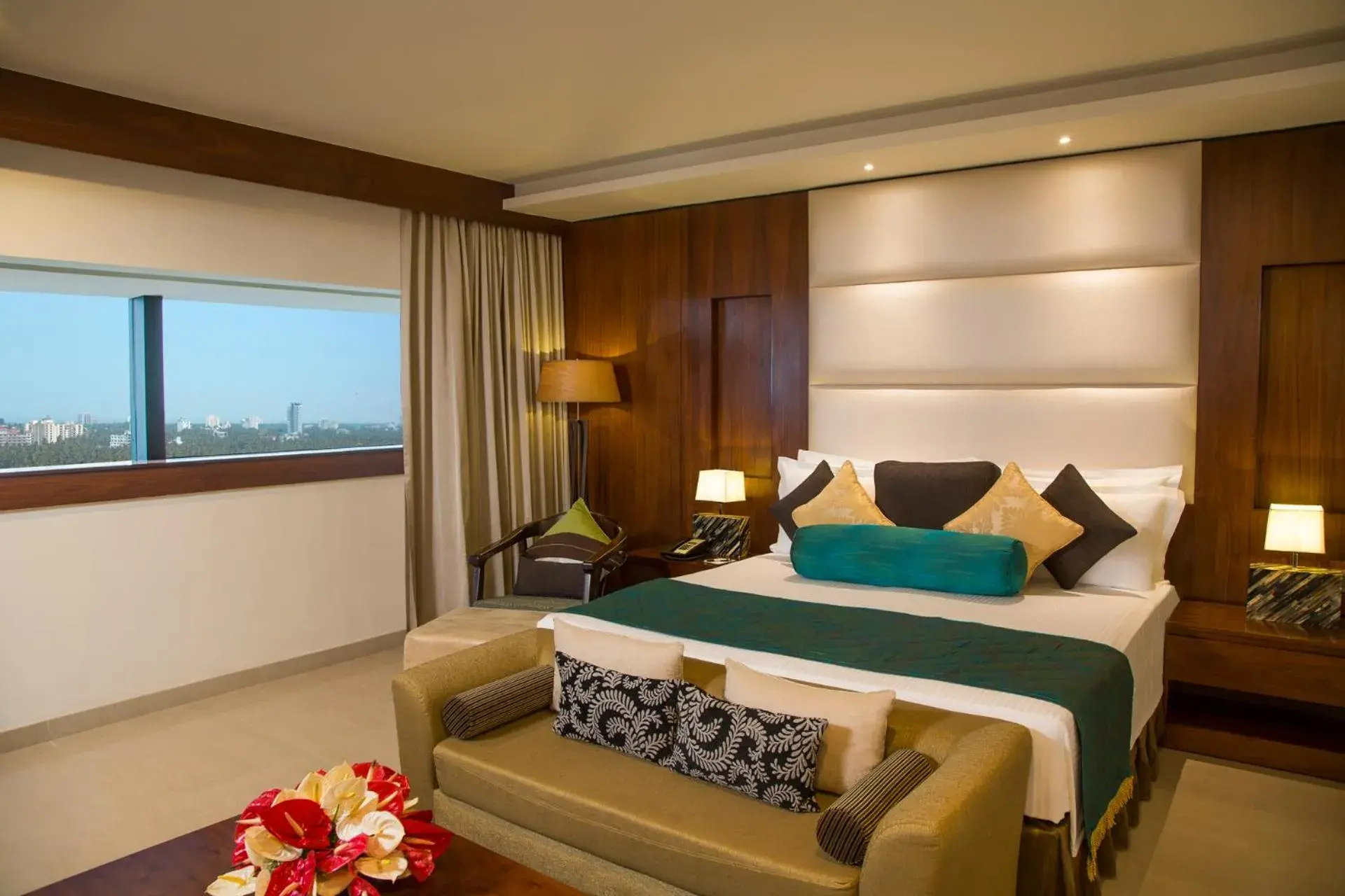 Bed in The Raviz Calicut Bed in The Raviz Calicut