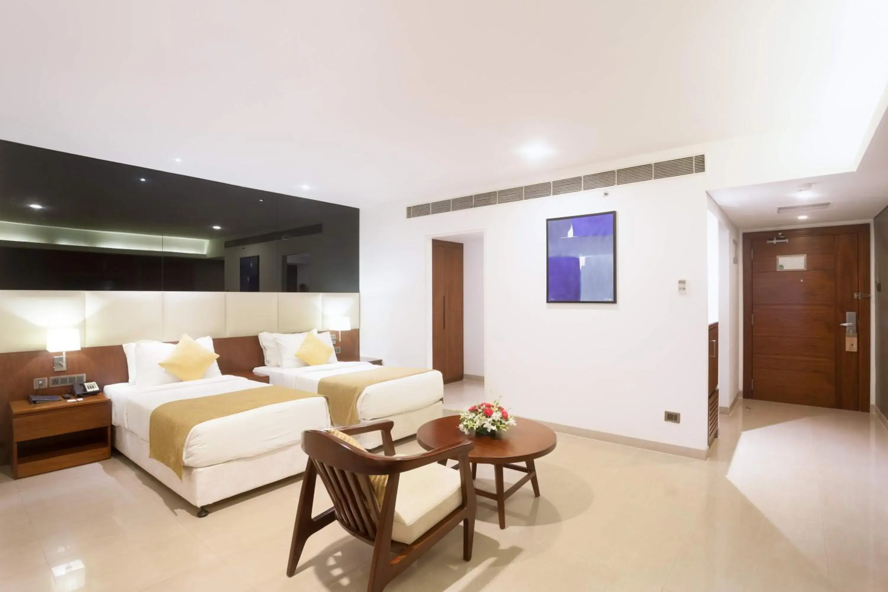 Bed in The Raviz Calicut Bed in The Raviz Calicut