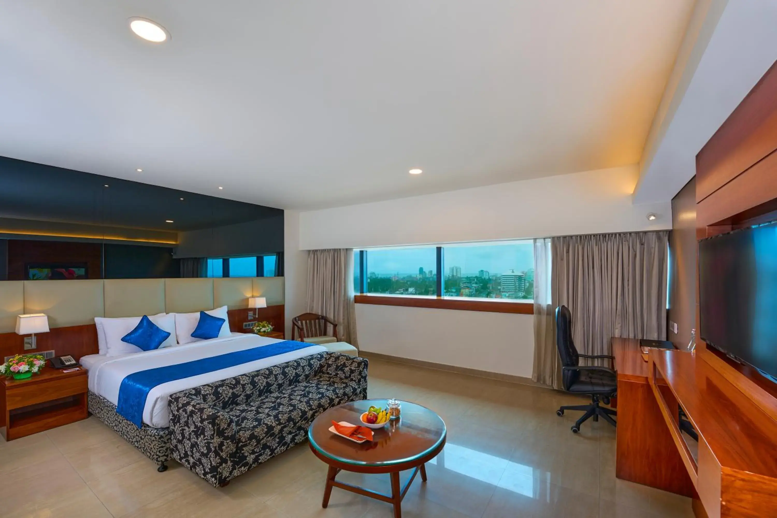 View (from property/room), Bed in The Raviz Calicut View (from property/room), Bed in The Raviz Calicut