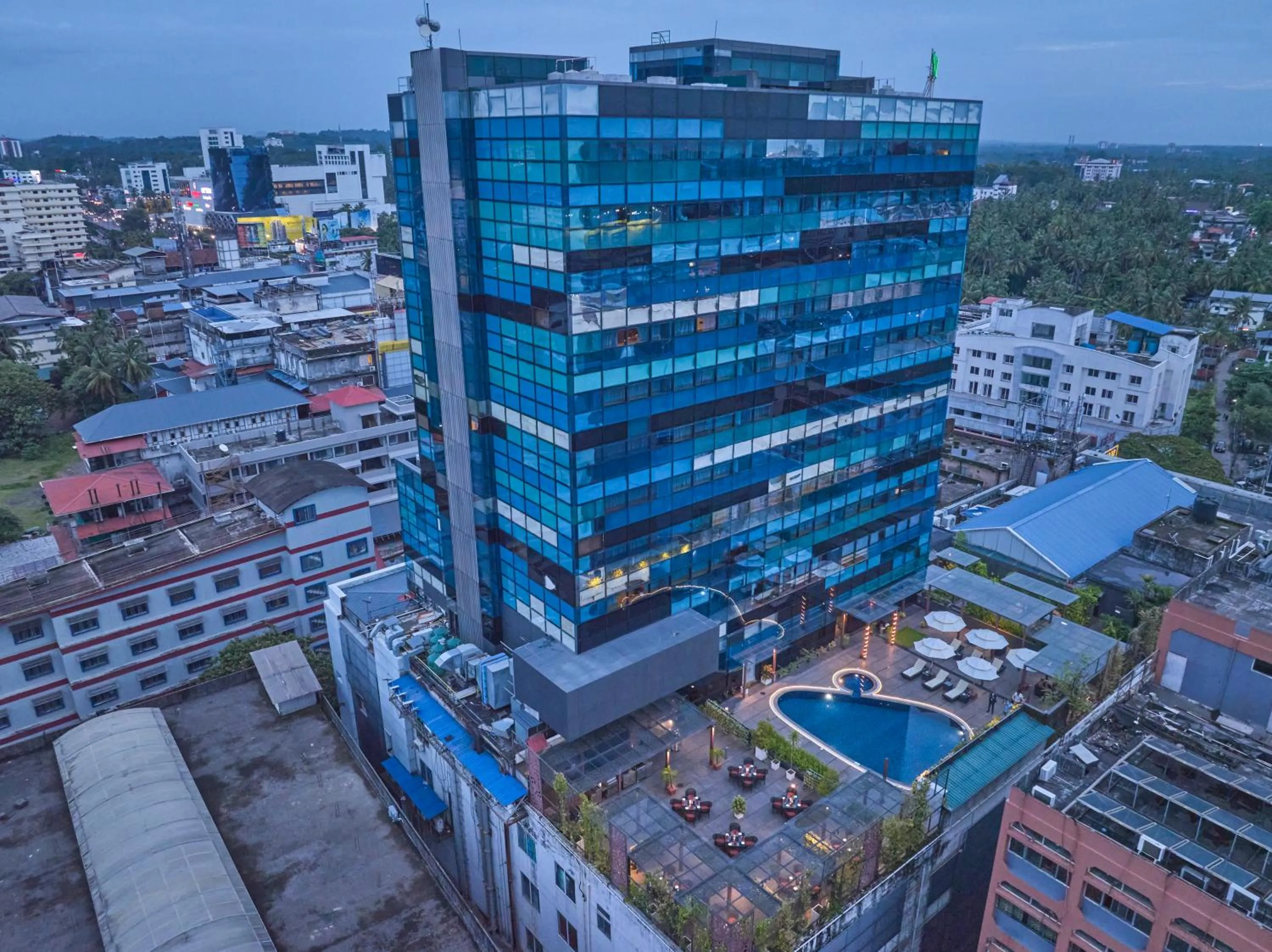 Property building in The Raviz Calicut