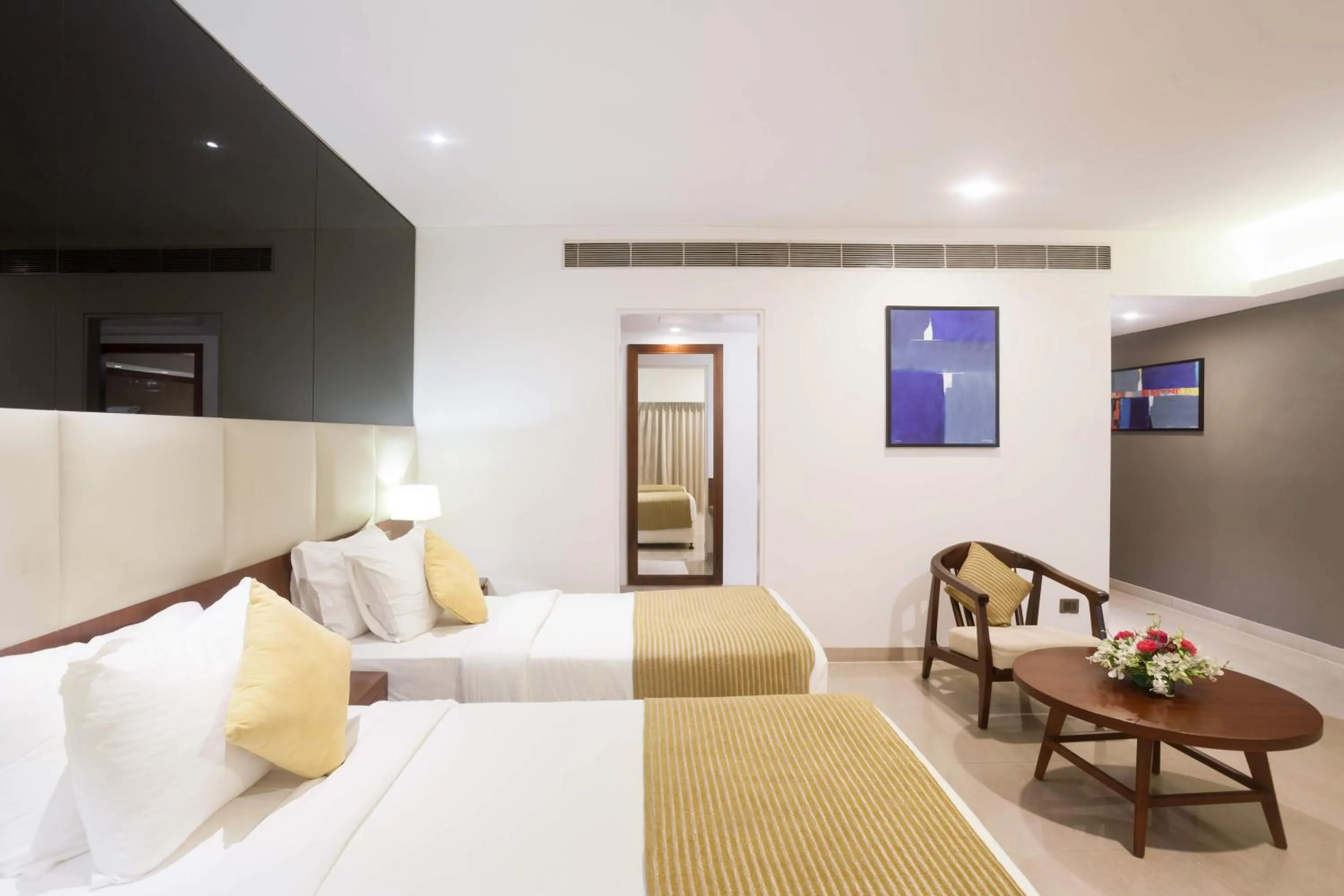 Bed in The Raviz Calicut