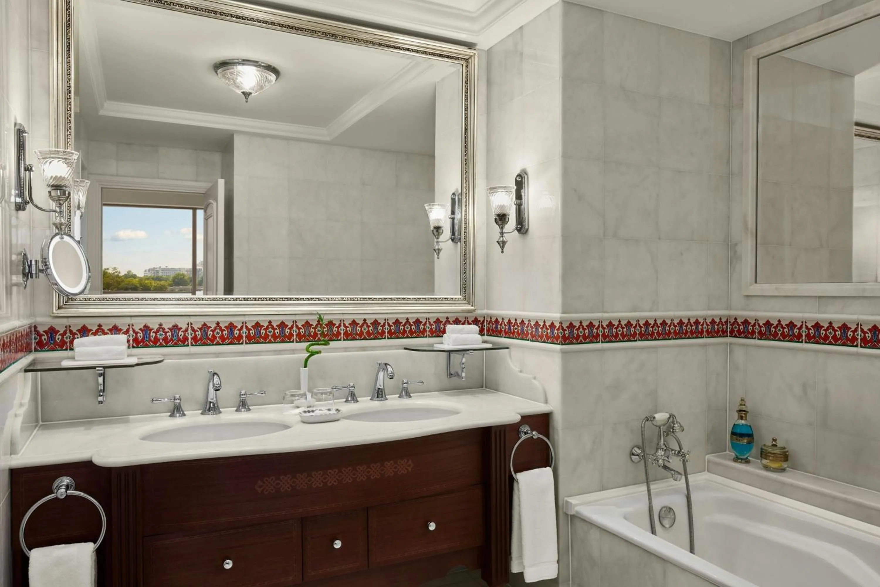 Bathroom in The Ritz-Carlton, Istanbul at the Bosphorus