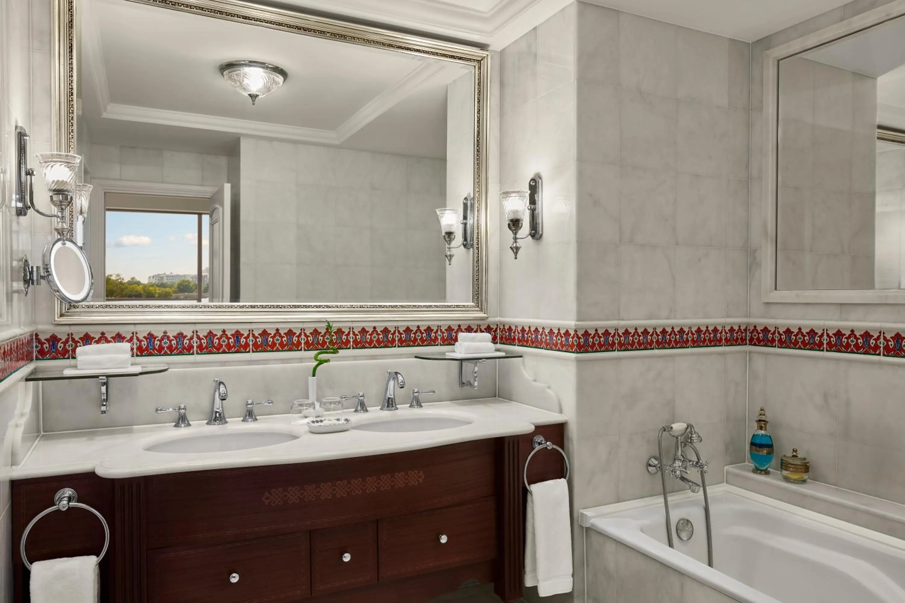 Bathroom in The Ritz-Carlton, Istanbul at the Bosphorus