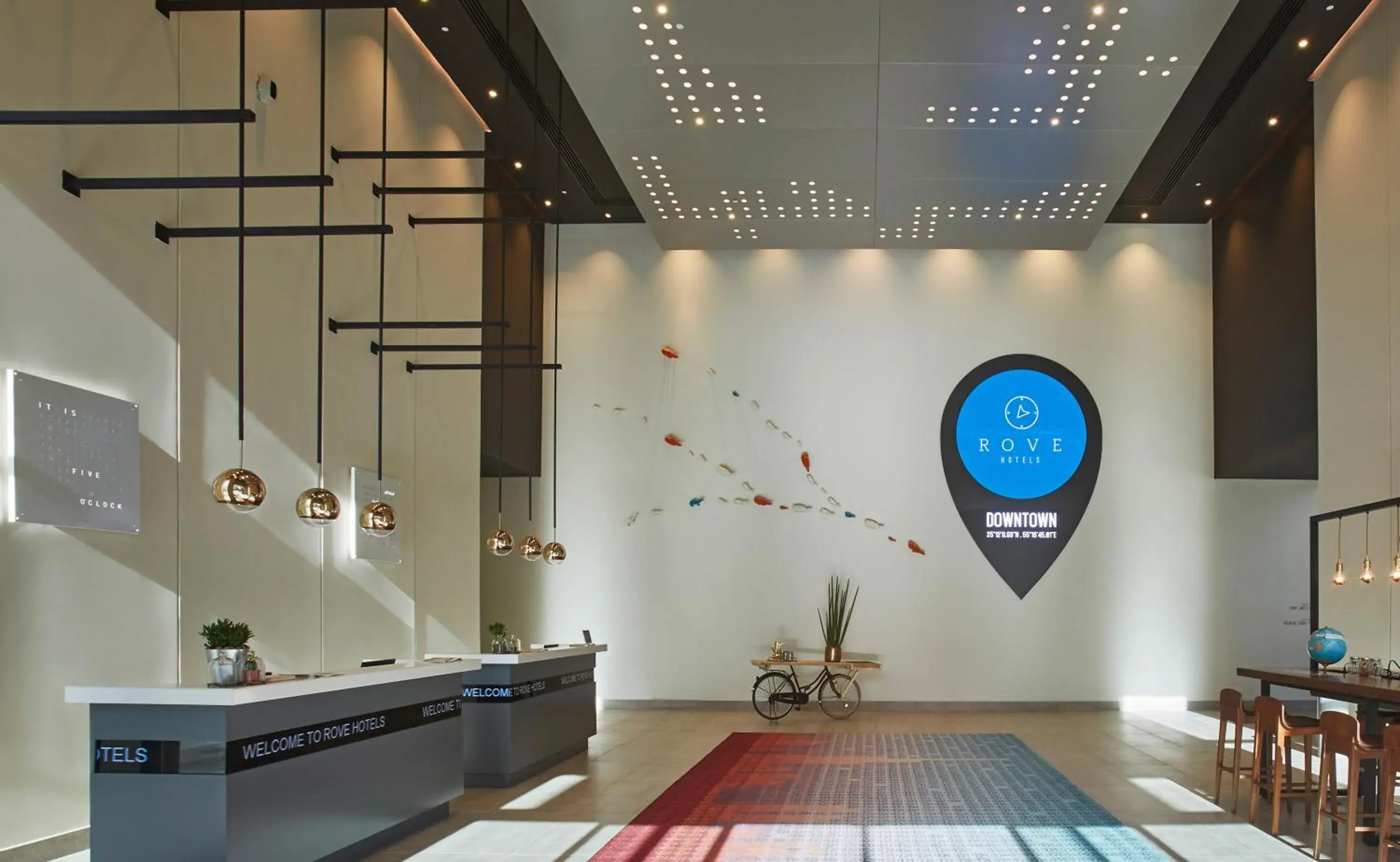 Lobby or reception in Rove Downtown Lobby or reception in Rove Downtown