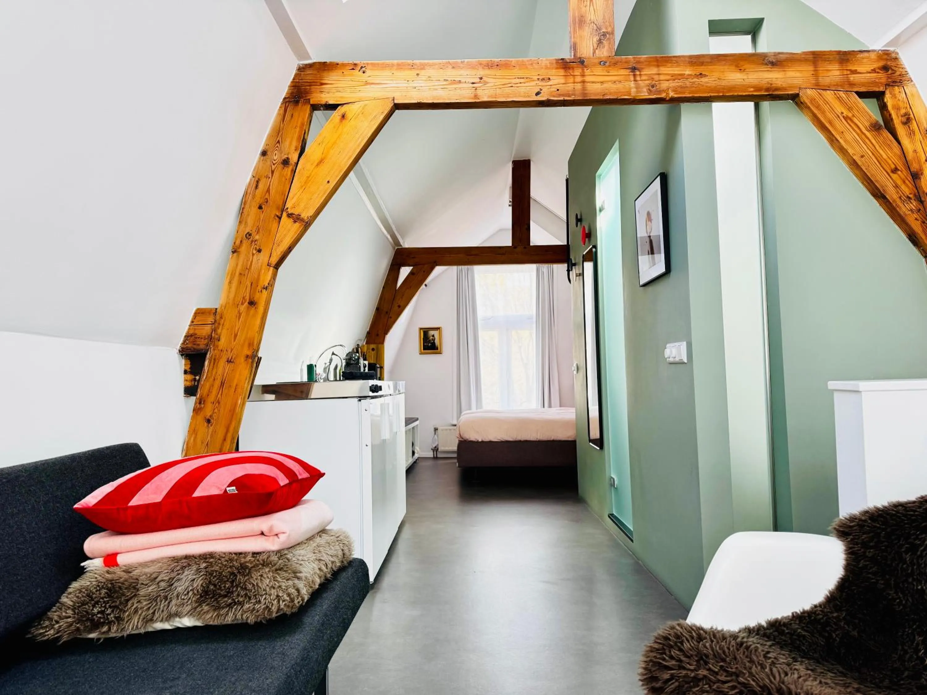 Bed in Betty Blue Bed & Breakfast