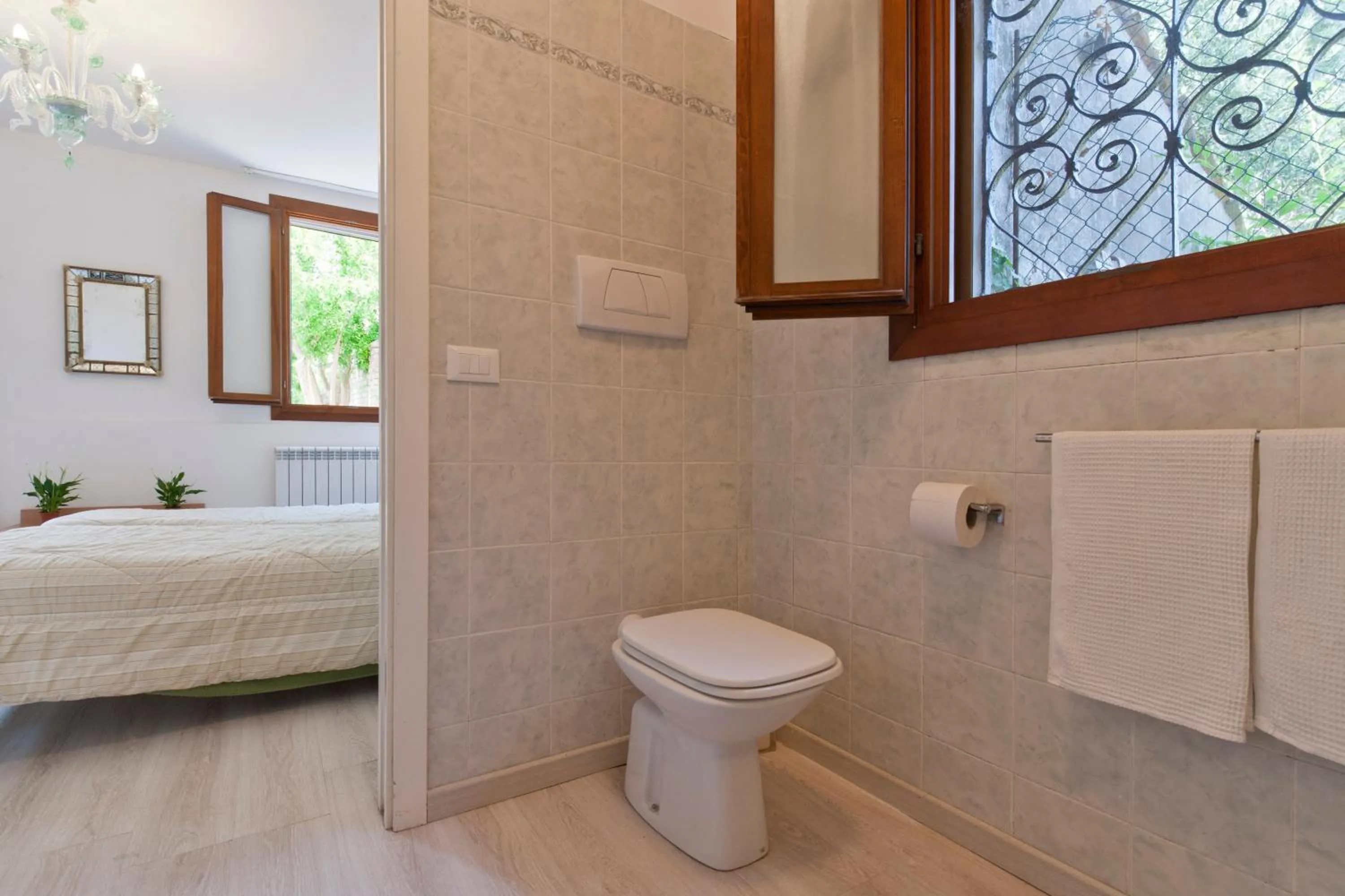 Bathroom, Bed in Ca' Del Pomo Grana'