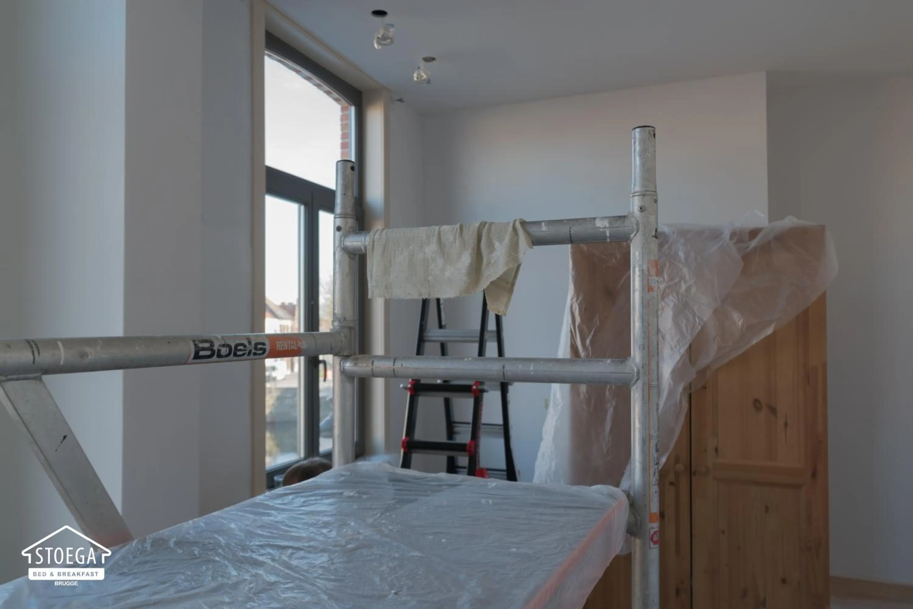 Photo of the whole room, Bed in B&B Stoega