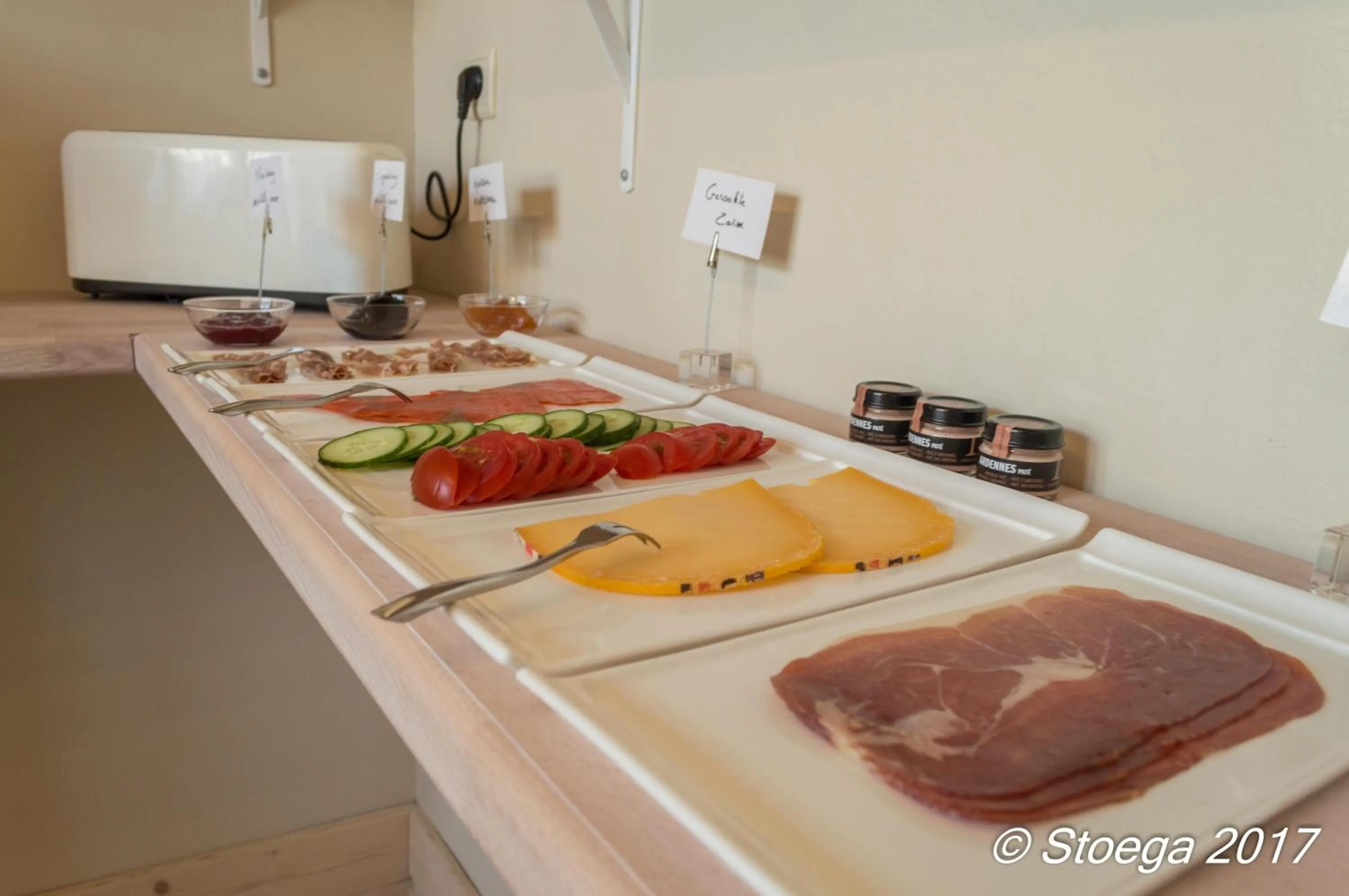 Food close-up in B&B Stoega