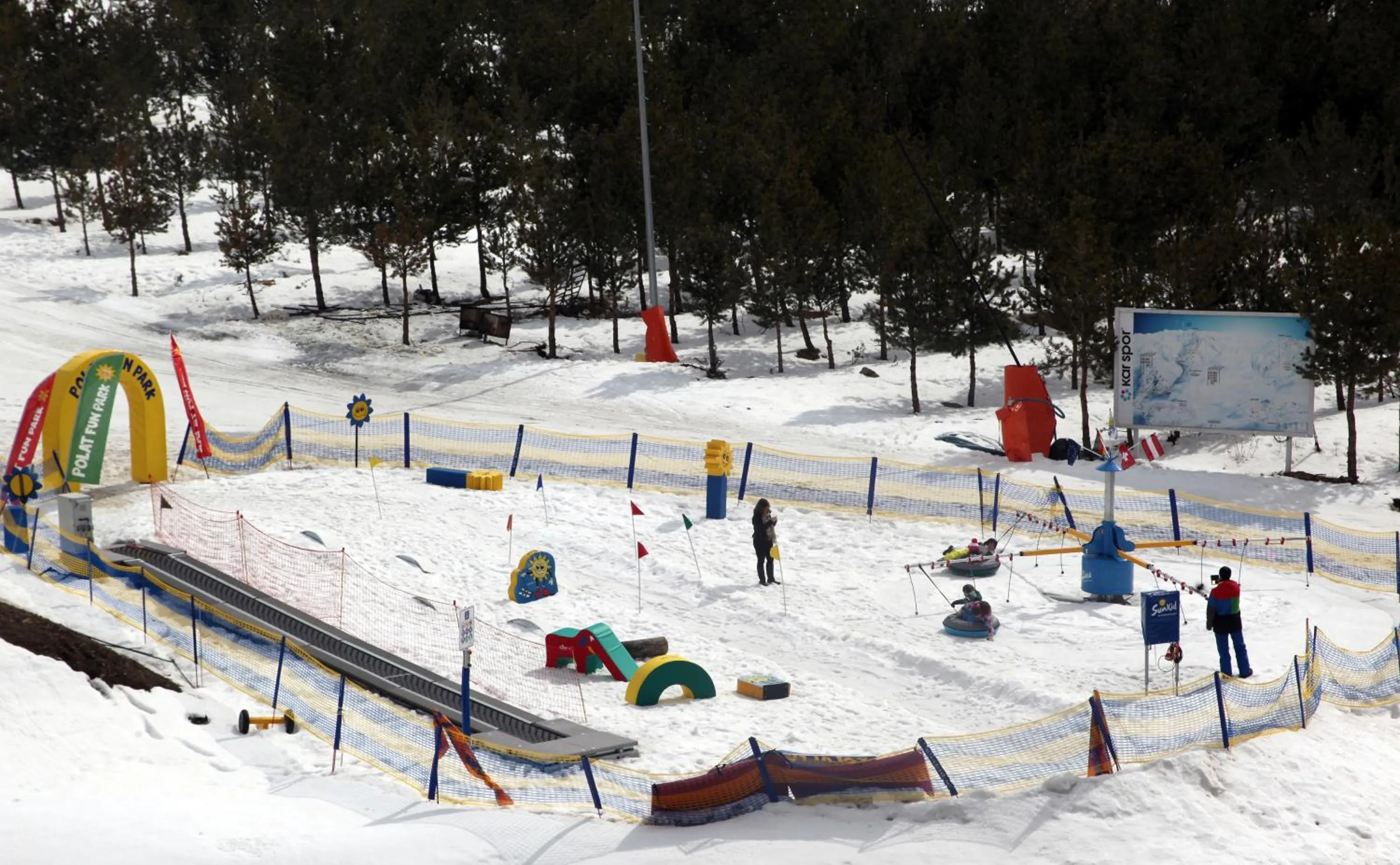 Children play ground in Polat Palandöken
