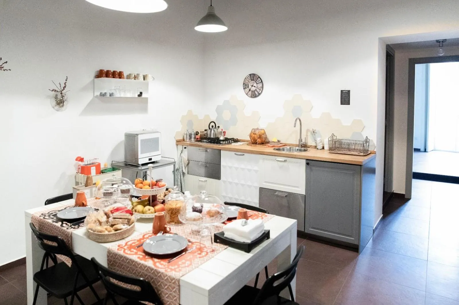 Communal kitchen in Casa Magà