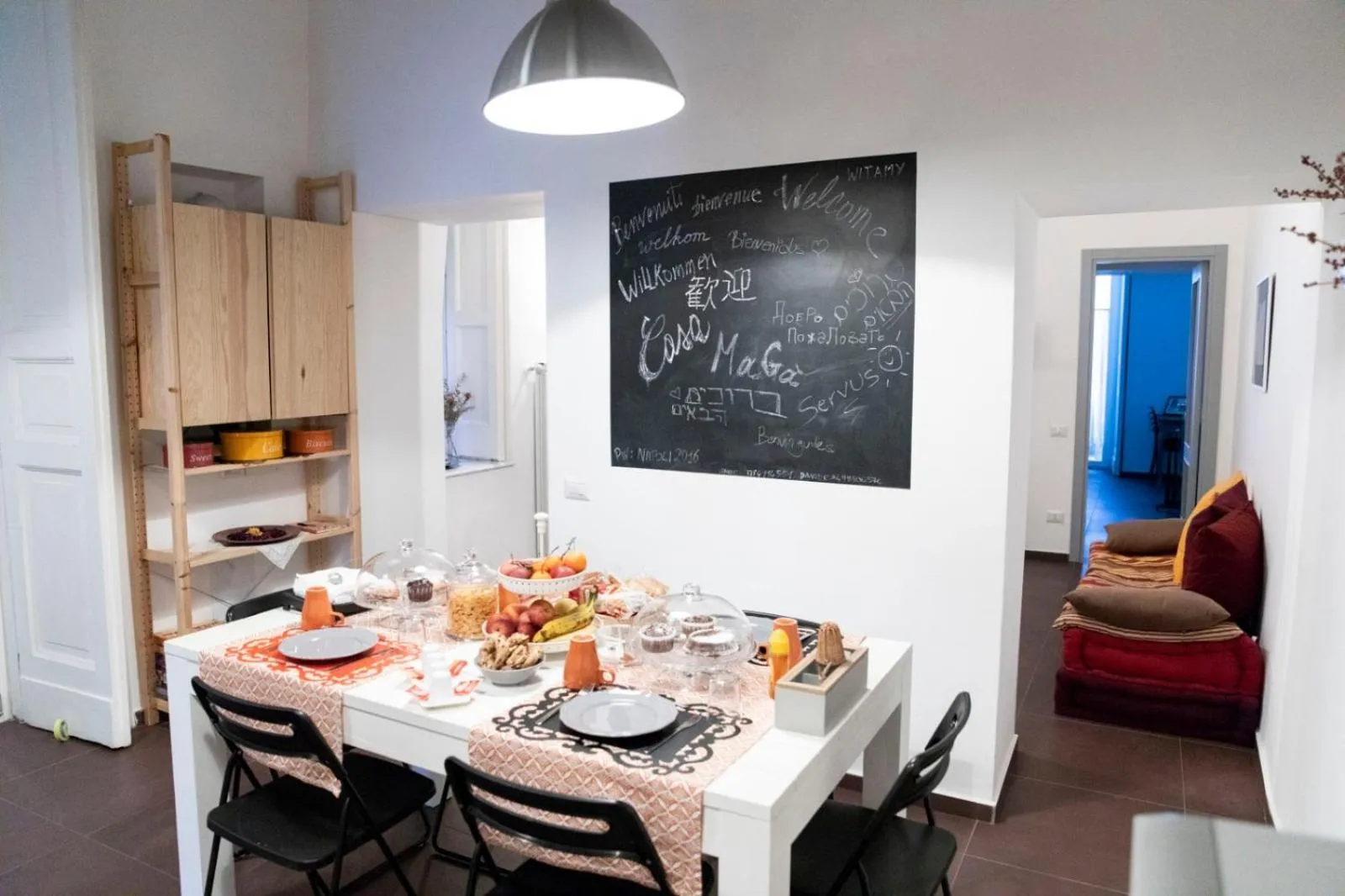 Communal kitchen in Casa Magà